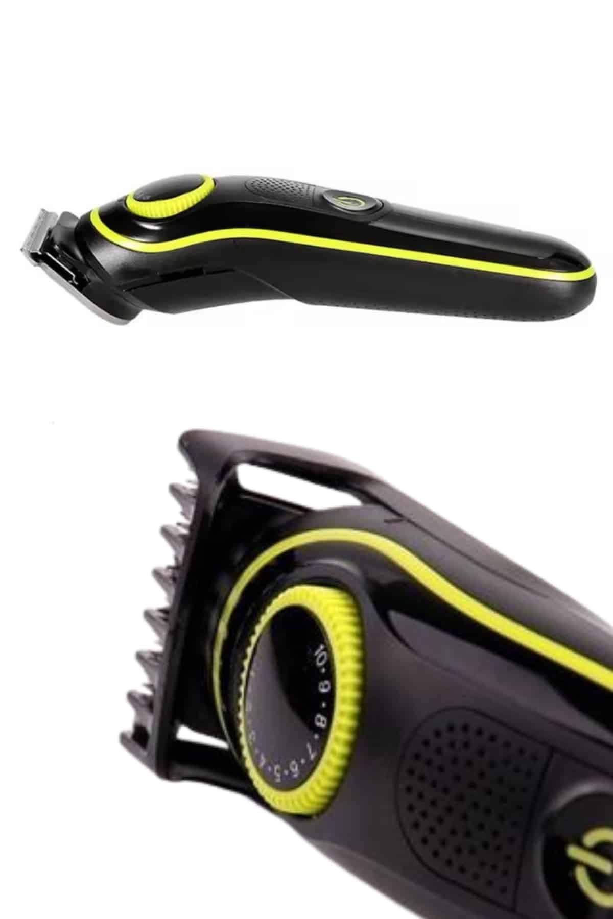 Saç Sakal Vücut Tıraş Makinesi 5in1 Kablosuz Burun Kulak Tıraş Makinesi - Görsel 4