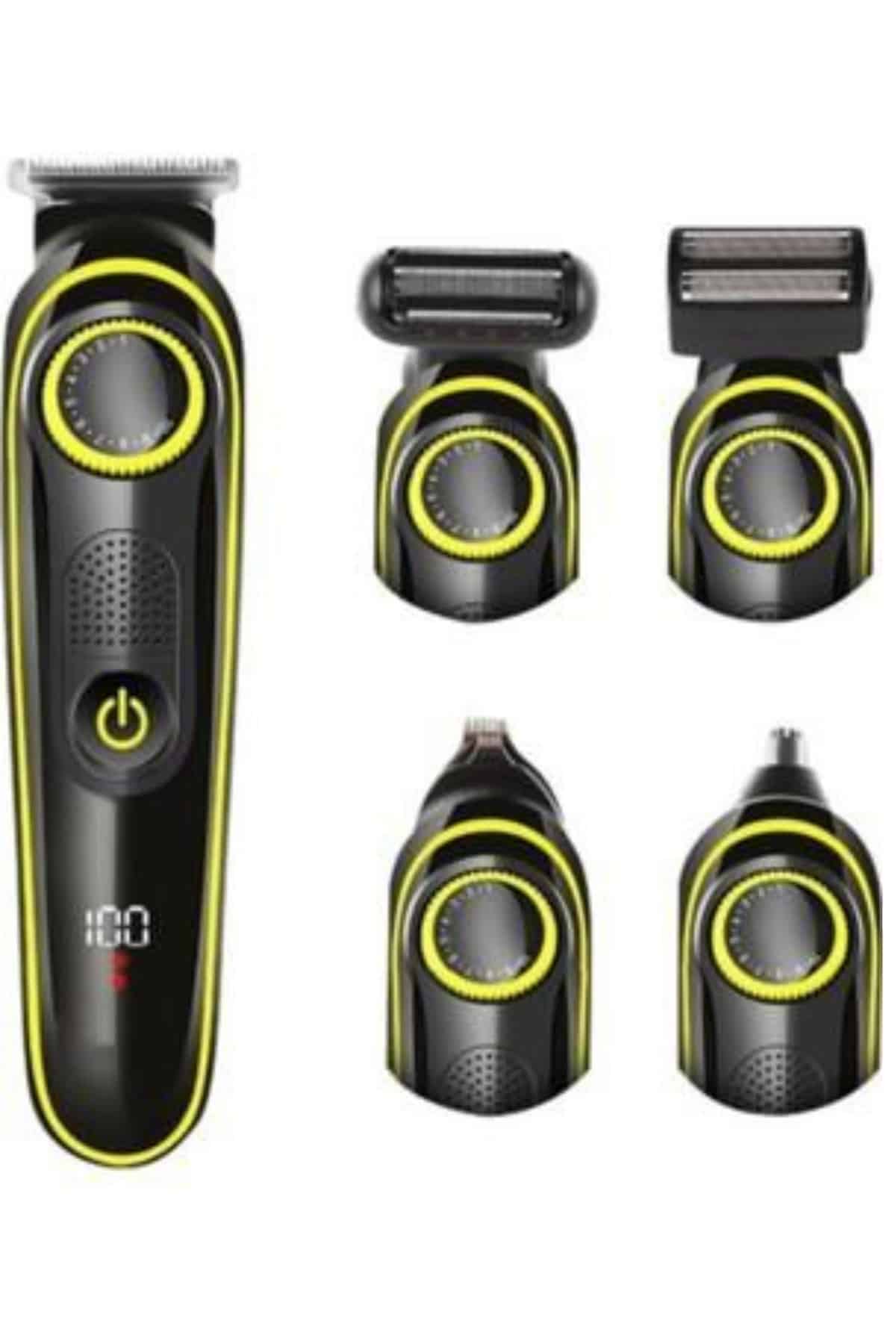 Tıraş Makinesi Şarjlı 5 Başlıklı Burun ve Kulak Temizleme - Görsel 2