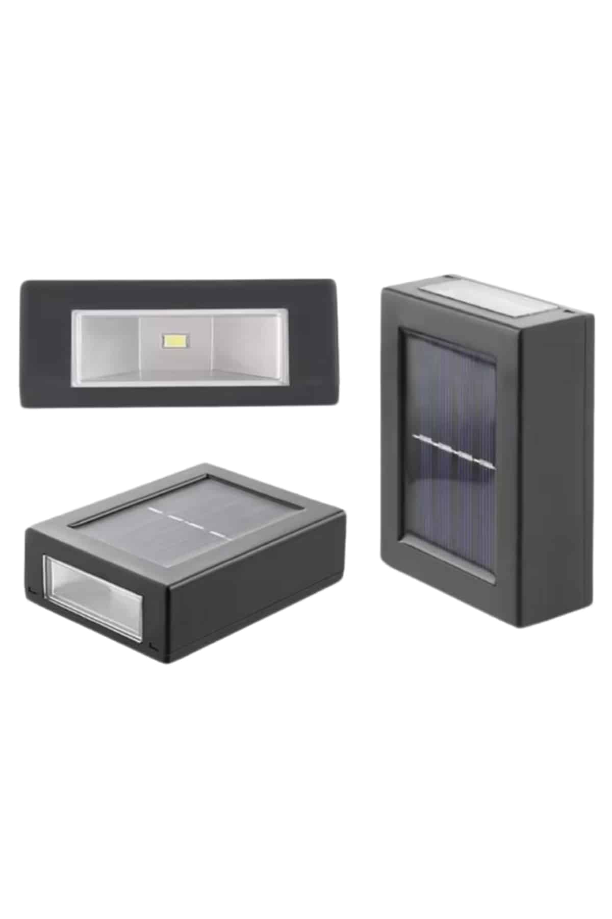 Solar Lamba Dekoratif Aplik Su Geçirmez Led Işıklı Duvar Lambası - Görsel 3