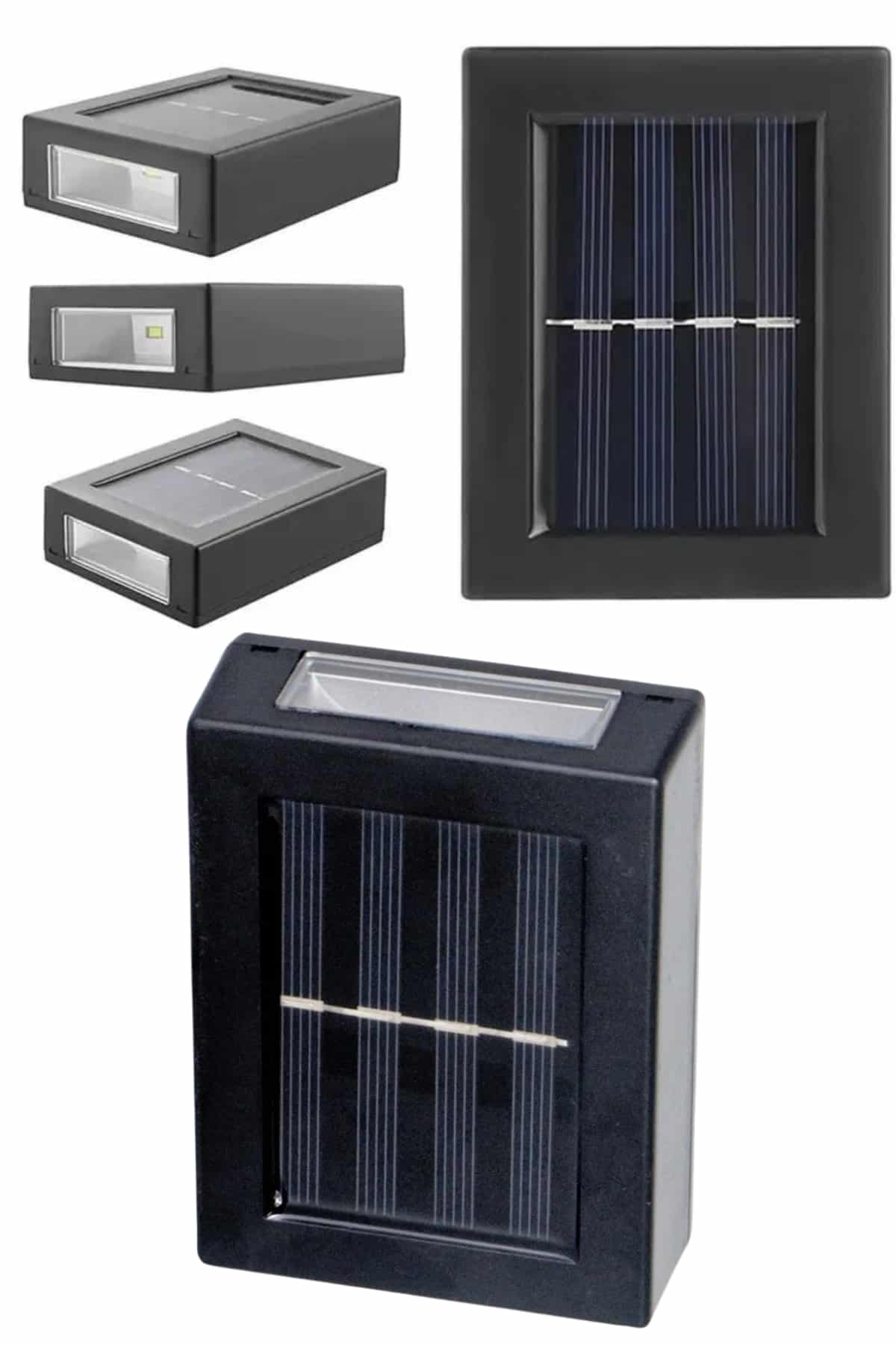 Solar Lamba Dekoratif Aplik Su Geçirmez Led Işıklı Duvar Lambası - Görsel 4