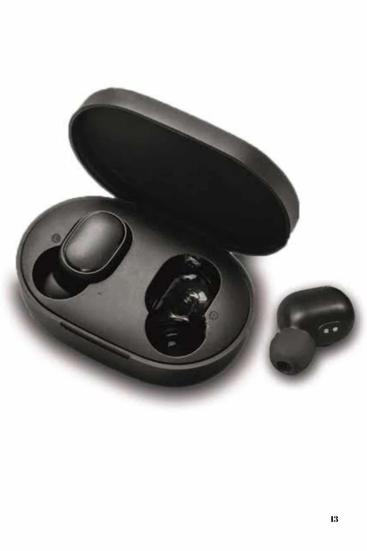 Kulaklık Dijital Göstergeli Bluetooth Bağlantılı Kablosuz Kulak İçi Mikrofonlu Dokunmatik Kontrol - Görsel 3