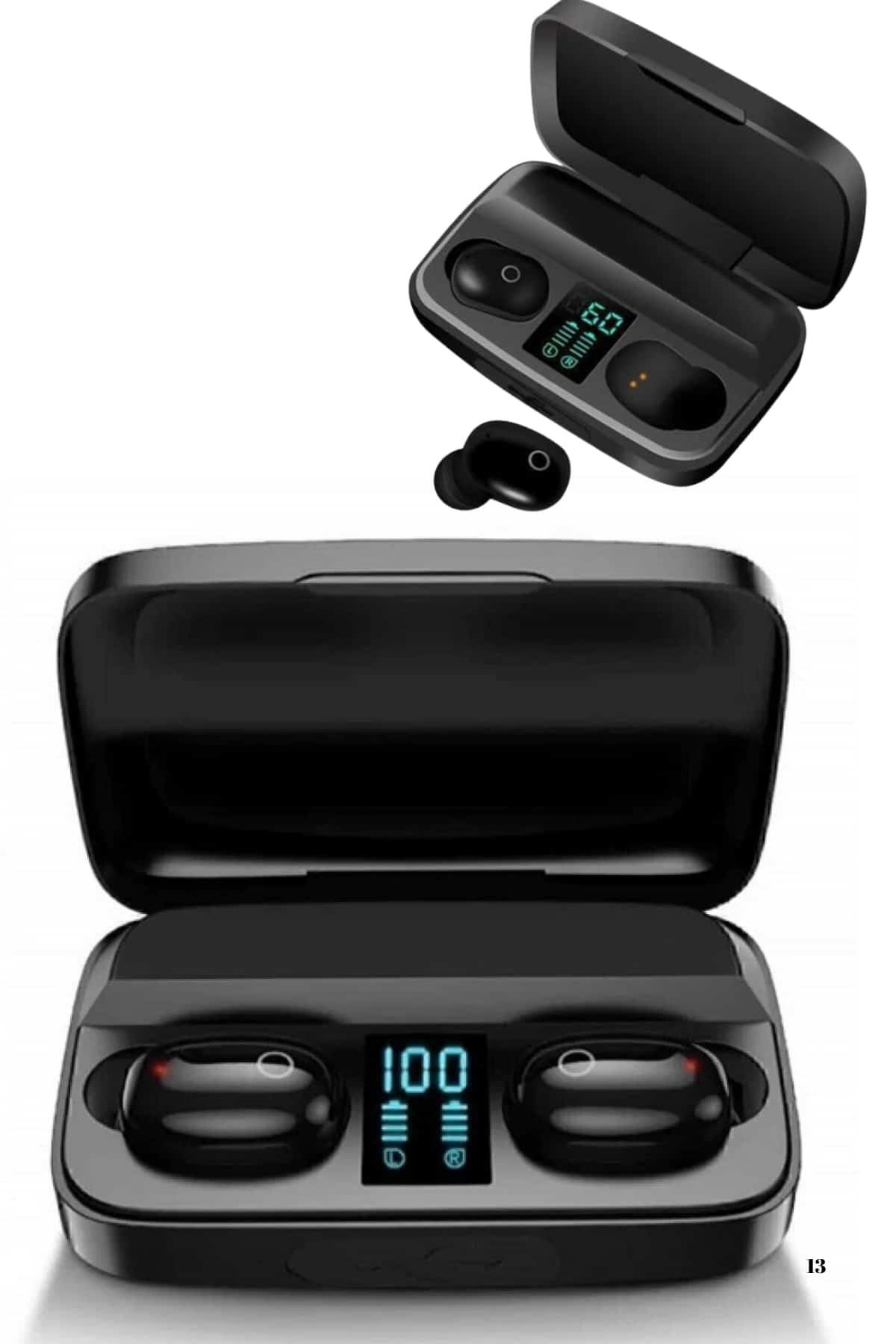 Yeni Nesil TWS Kablosuz Kulaklık Güçlü Batarya Yüksek Kalite Bluetooth 5.0 ANC Özelliği - Görsel 3