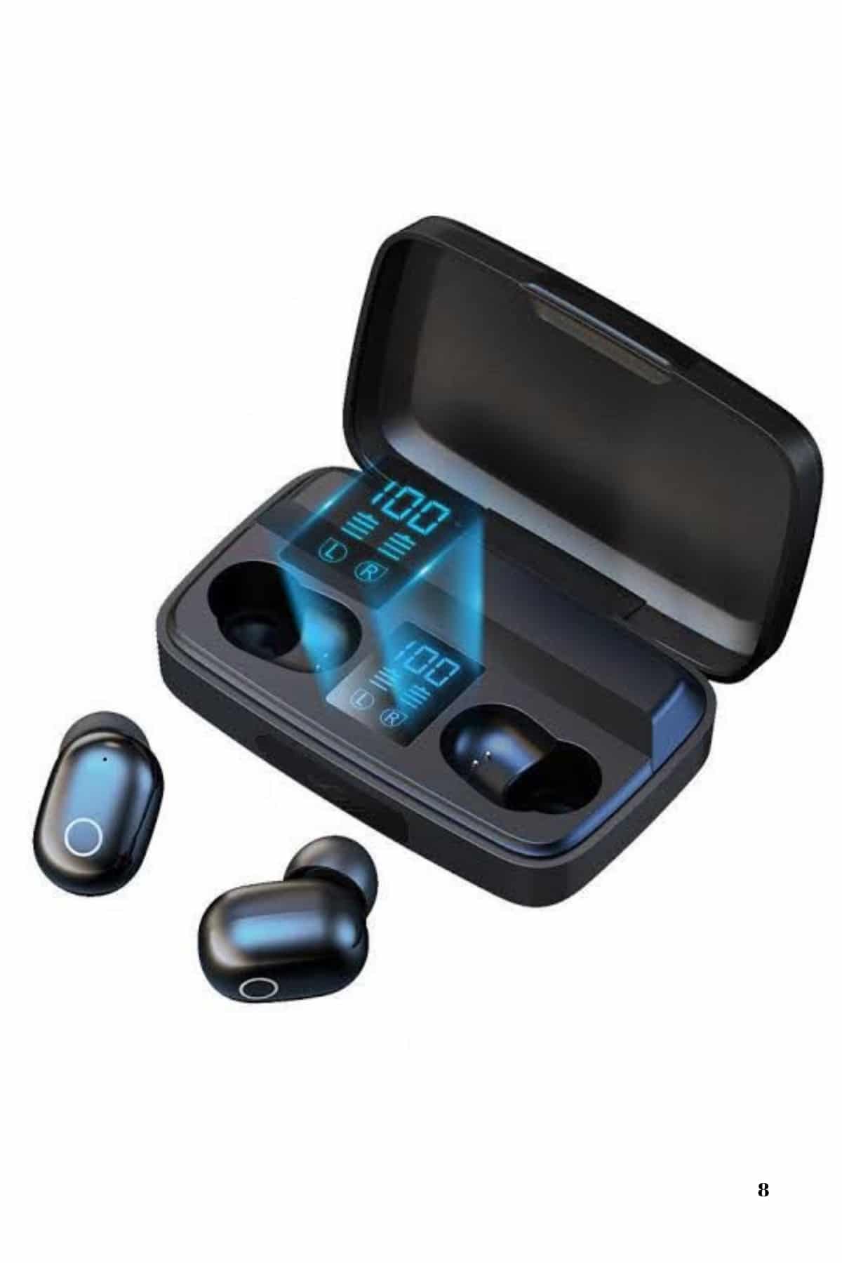 2025 Yeni Model Bluetooth Kulaklık Stereo TWS Kulaklık 5.0 Bluetooth Yüksek Ses Kaliteli - Görsel 3