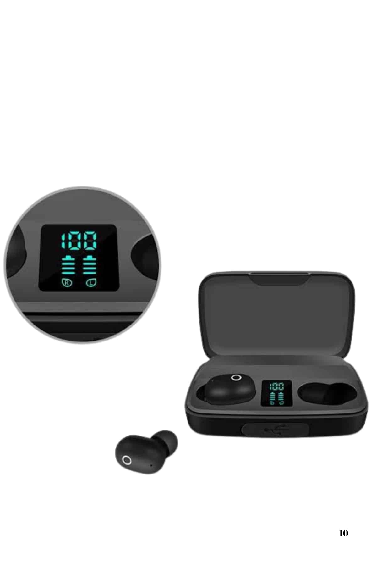 2025 Yeni Model Bluetooth Kulaklık Stereo TWS Kulaklık 5.0 Bluetooth Yüksek Ses Kaliteli - Görsel 5