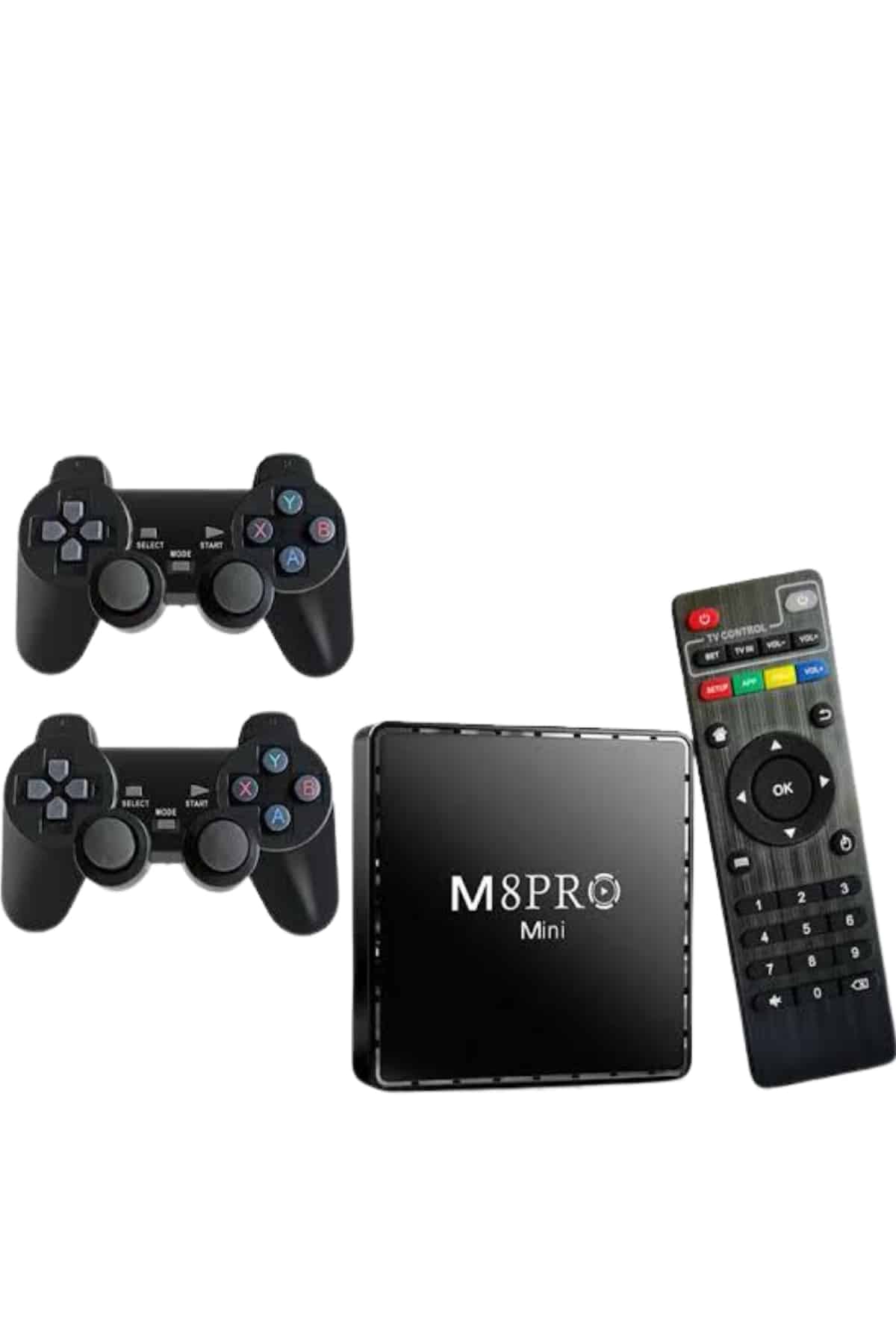 Android Tv Box 2.4g 10k Ultra Hd 2gb Ram 64gb Hafıza 10000 Retro Oyunlu Konsol Game Stick M8 Pro - Görsel 3