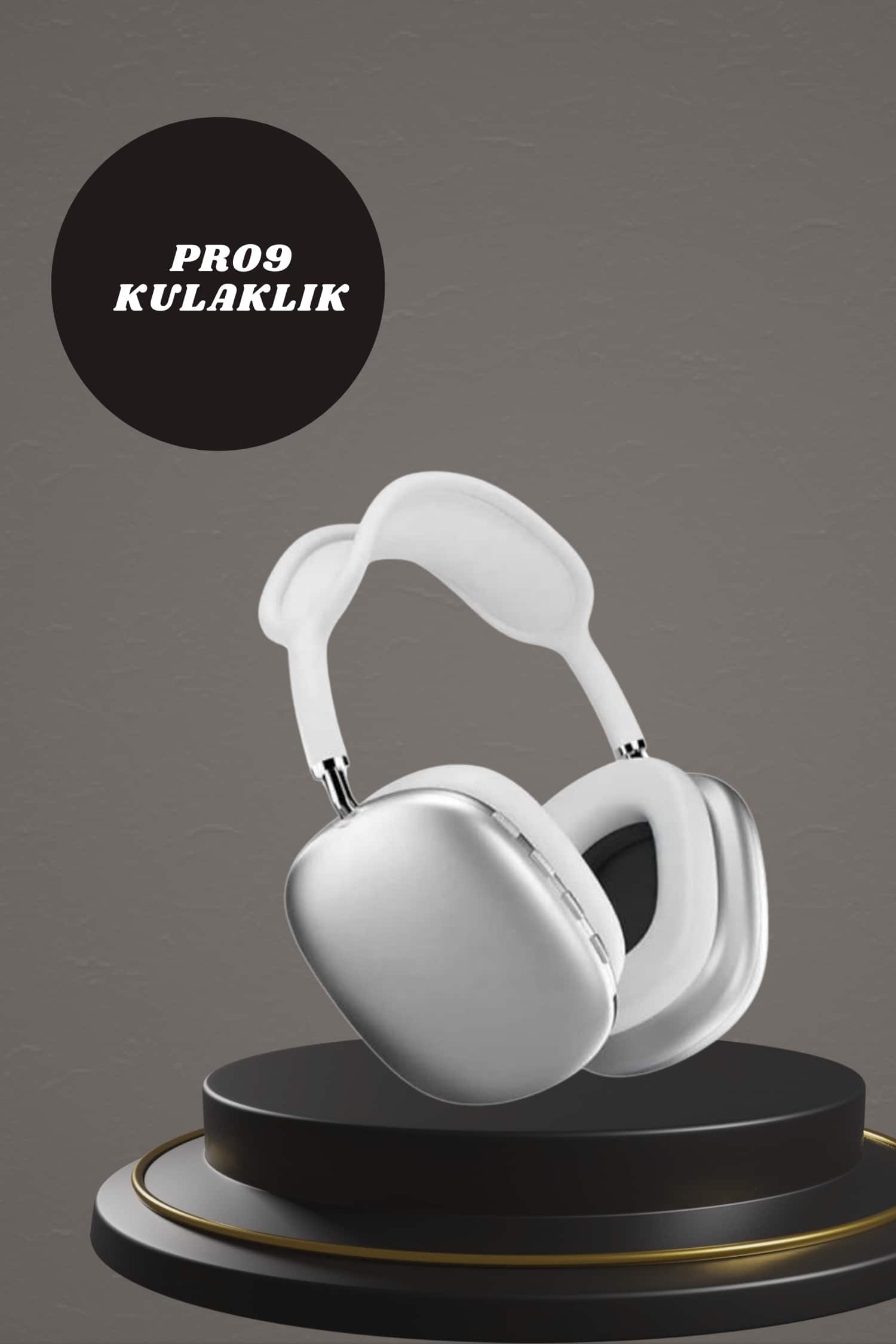 Kulak Üstü P9 Kablosuz Bluetooth Kulaklık ve 7 Kordonlu Akıllı Saat - Görsel 4