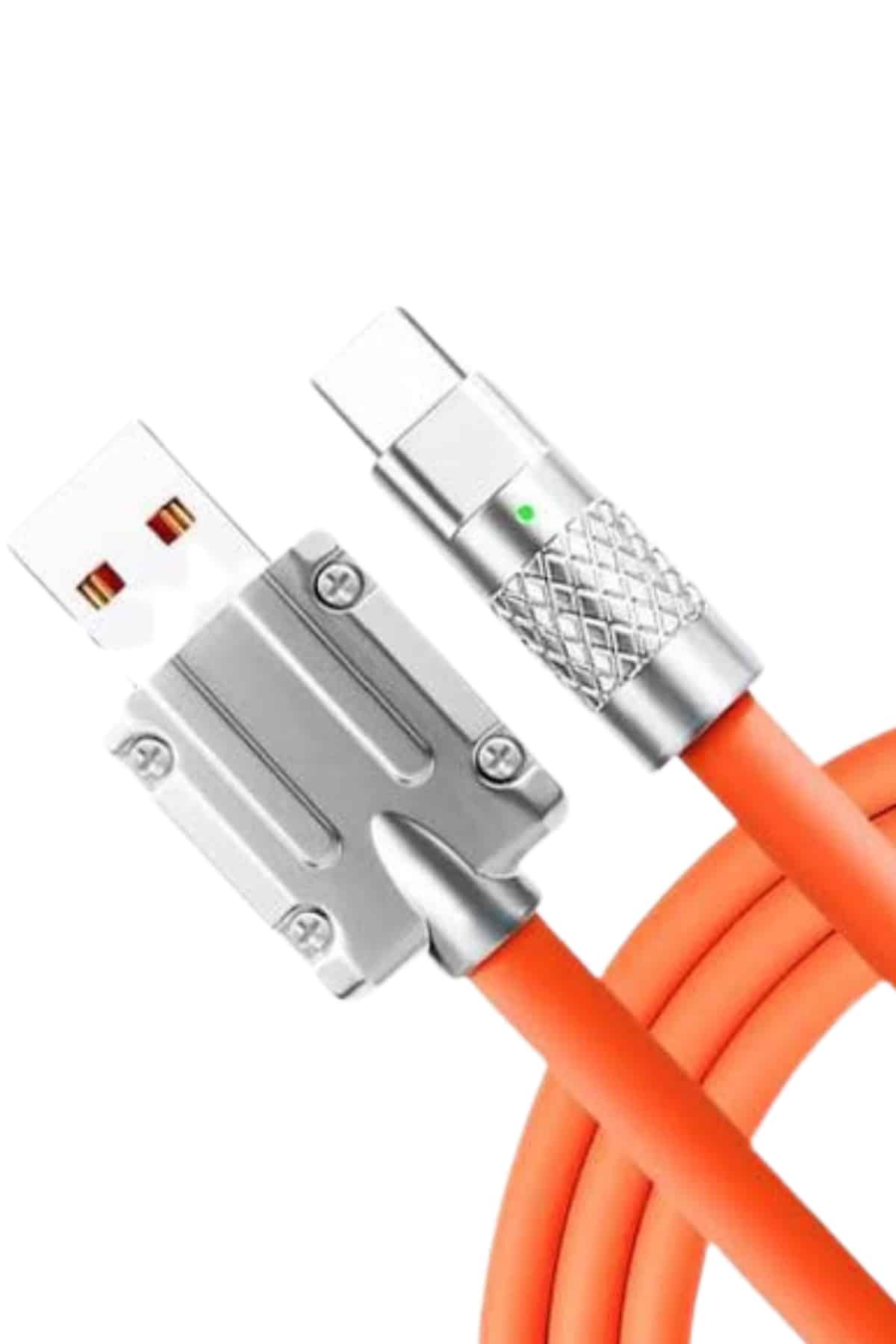 3 İn 1 Süper Hızlı Şarj Kablosu Android ve İOS Uyumlu Silikon Şarj Kablosu - Görsel 4