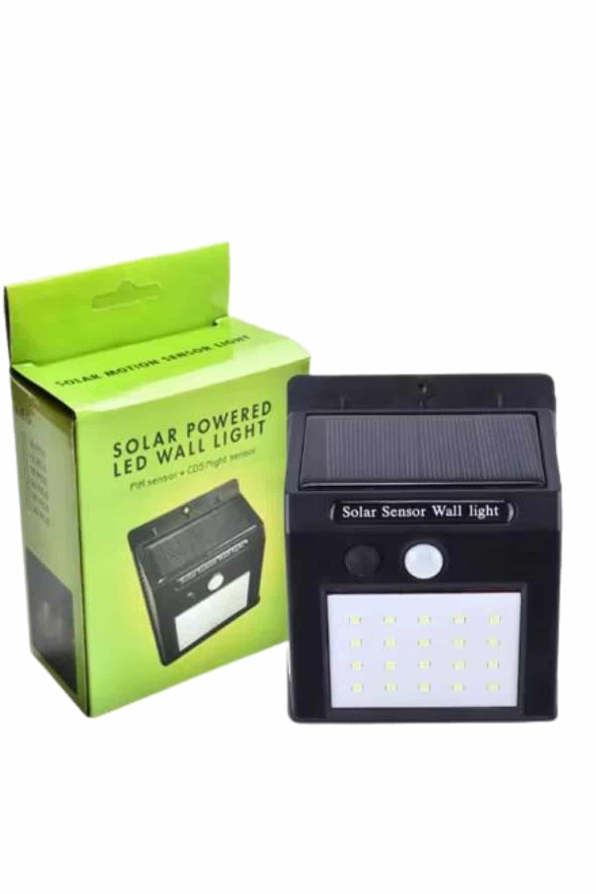 Bahçe Aydınlatma Sensörlü Güneş Enerjili Duvar Lambası 40 Led Işık - Görsel 2