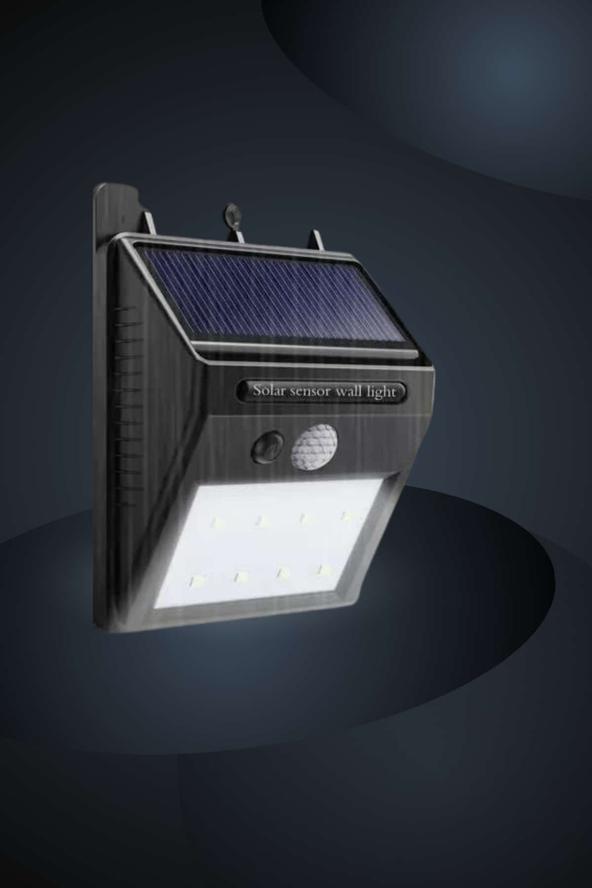 Bahçe Aydınlatma Sensörlü Güneş Enerjili Duvar Lambası 40 Led Işık - Görsel 3