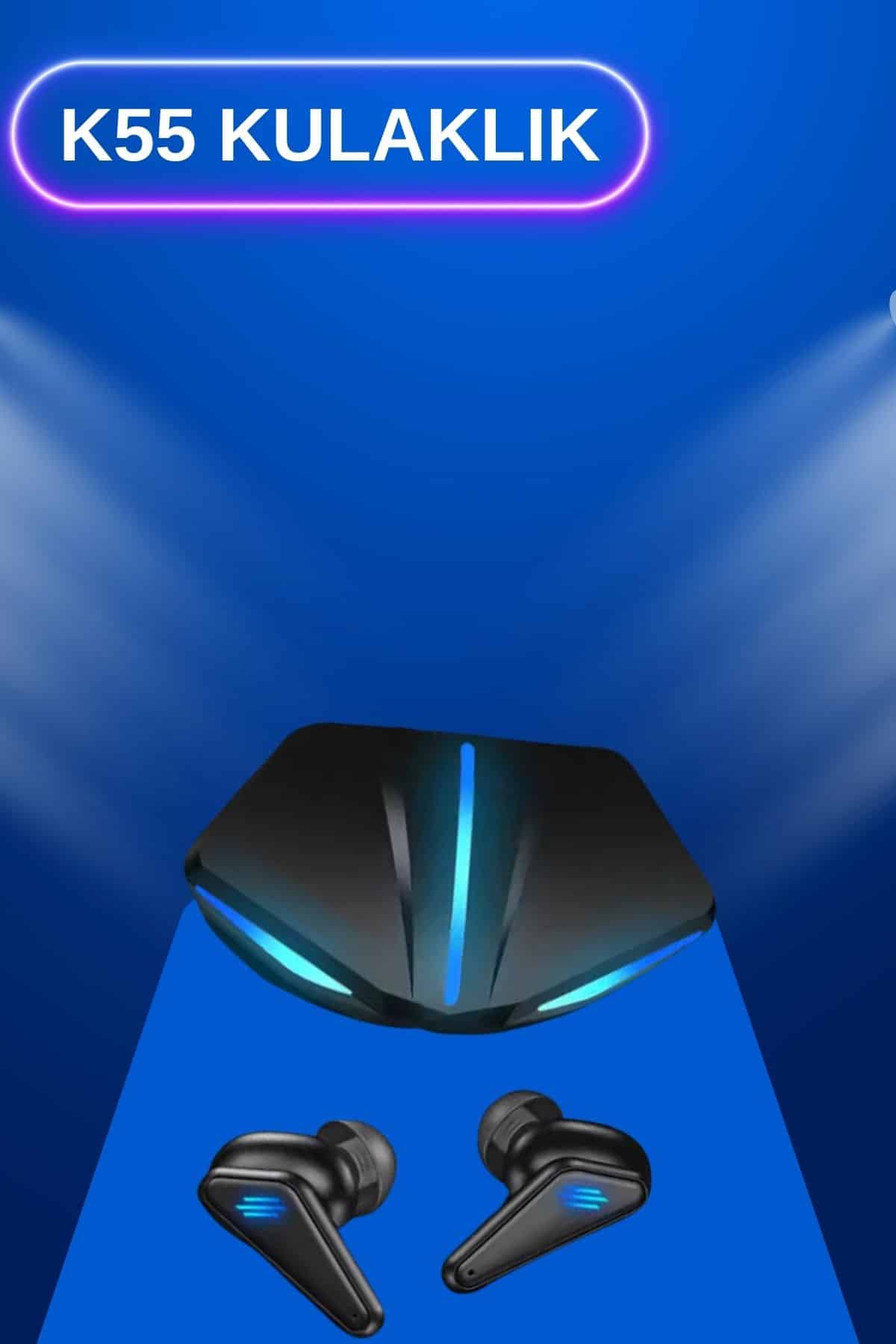 Kadınlar İçin Dokunmatik Ekran Akıllı Saat ve Gamer Kablosuz Bluetooth Kulaklık ANC Özelliği - Görsel 2