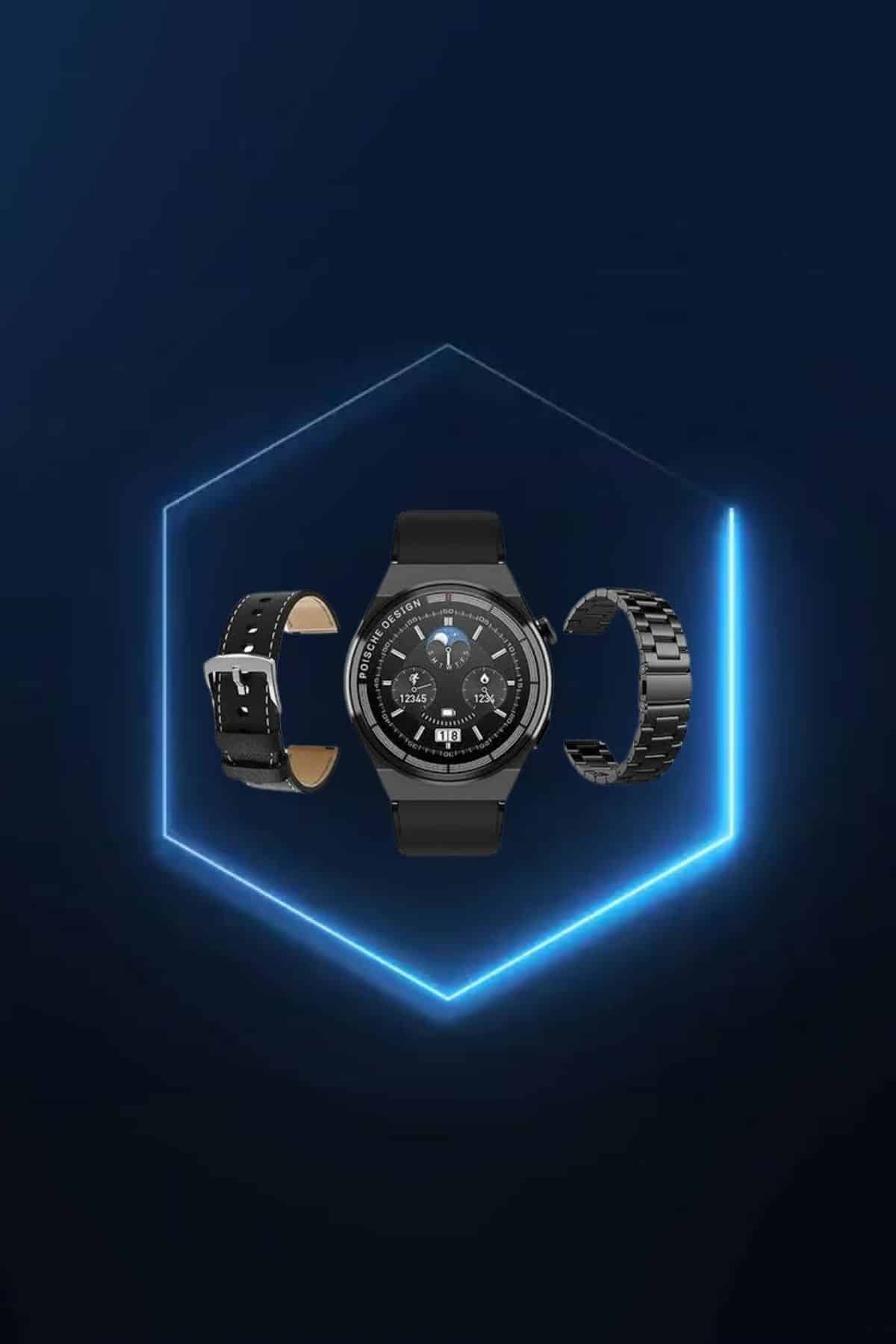 ANC Özellikli Bluetooth Kulaklık ve Amoled Ekran Akıllı Saat Uyku ve Sağlık Takibi Nabız Ölçer - Görsel 3