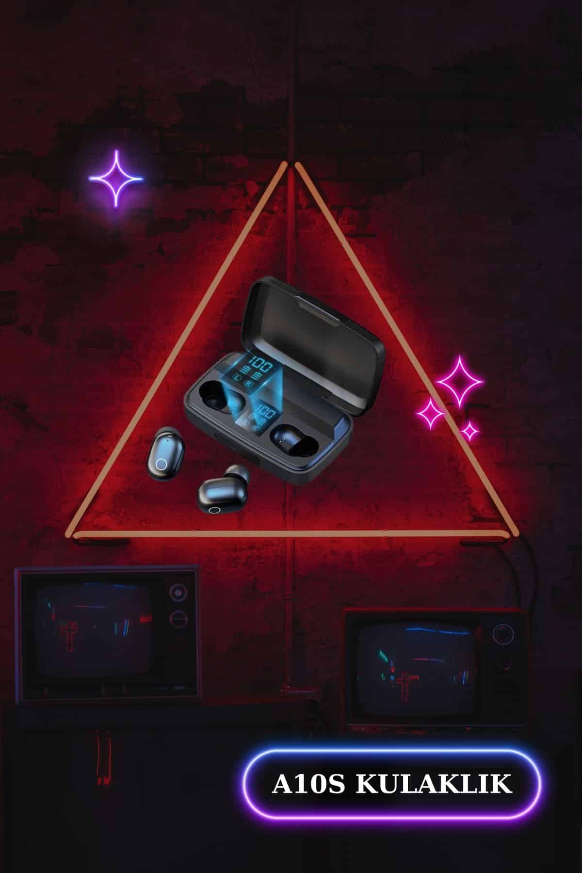 Kablosuz Bluetooth Kulaklık ve Kordon Hediyeli Akıllı Saat Nabız Ölçer Uzun Pil Ömrü - Görsel 4