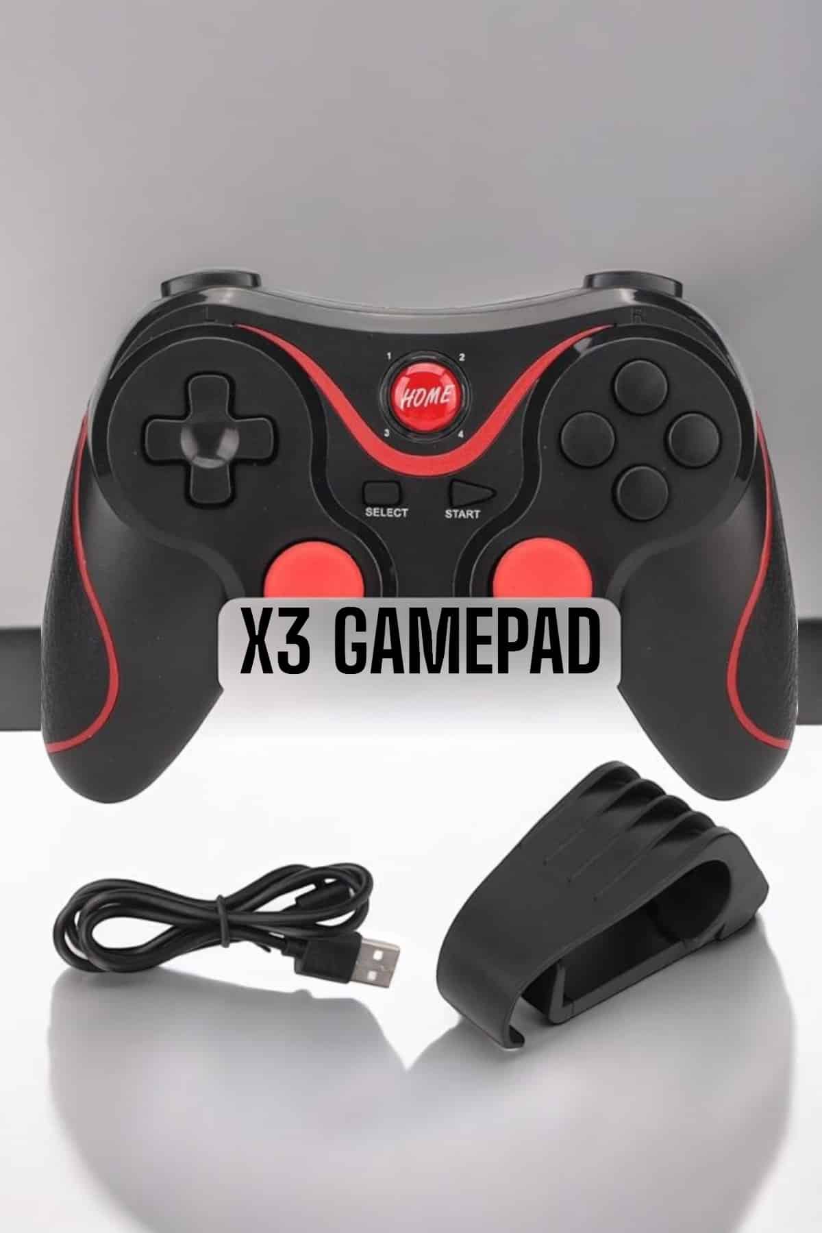 X3 Gamepad Oyun Kolu Bluetooth Bağlantılı Gamestick Android Uyumlu - Görsel 2