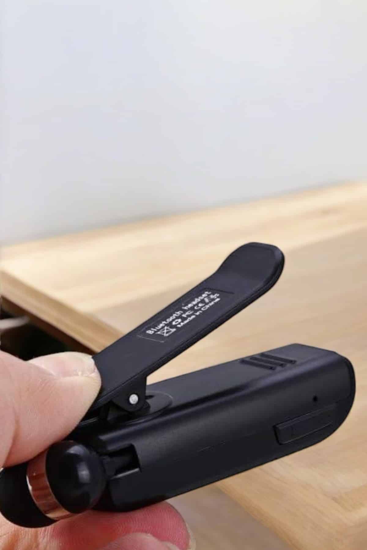 Tüm Telefonlara Uyumlu Mikrofonlu Titreşimli Makaralı Bluetooth Kulakiçi Kulaklık - Görsel 2