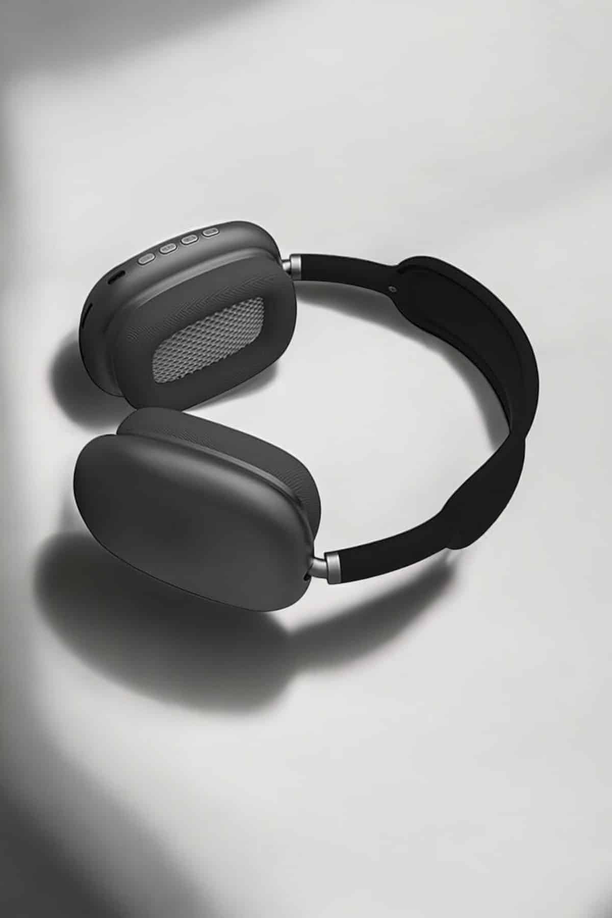 P9 Plus Hi-fi Ses Kalitesi Ayarlanabilir Mikrofonlu Bluetooth Kulaklık Siyah - Görsel 3
