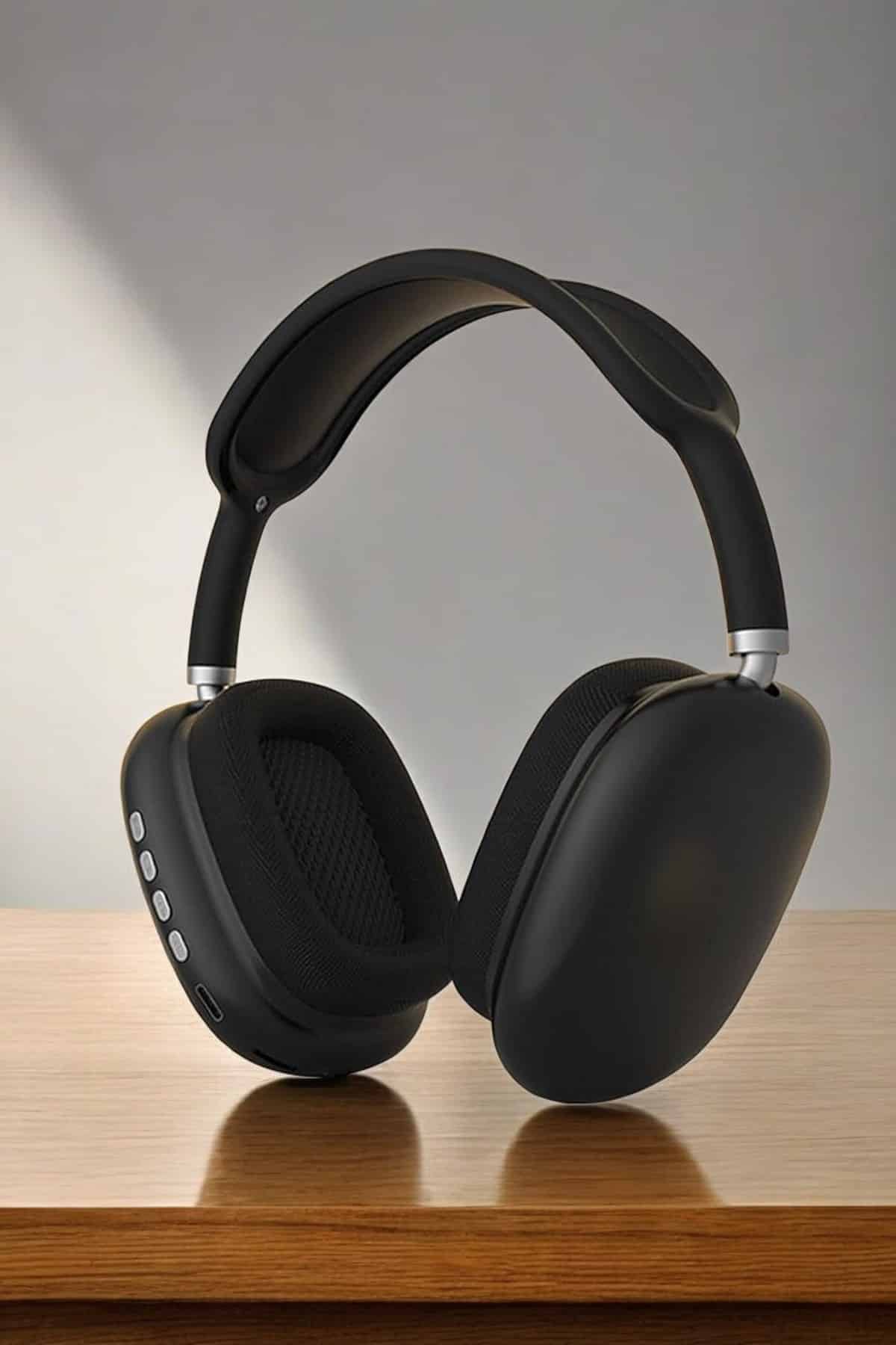 P9 Air Max Kablosuz 5.0 Mikrofonlu Bluetooth Kulaklık Beyaz Yüksek Ses Kaliteli - Görsel 5