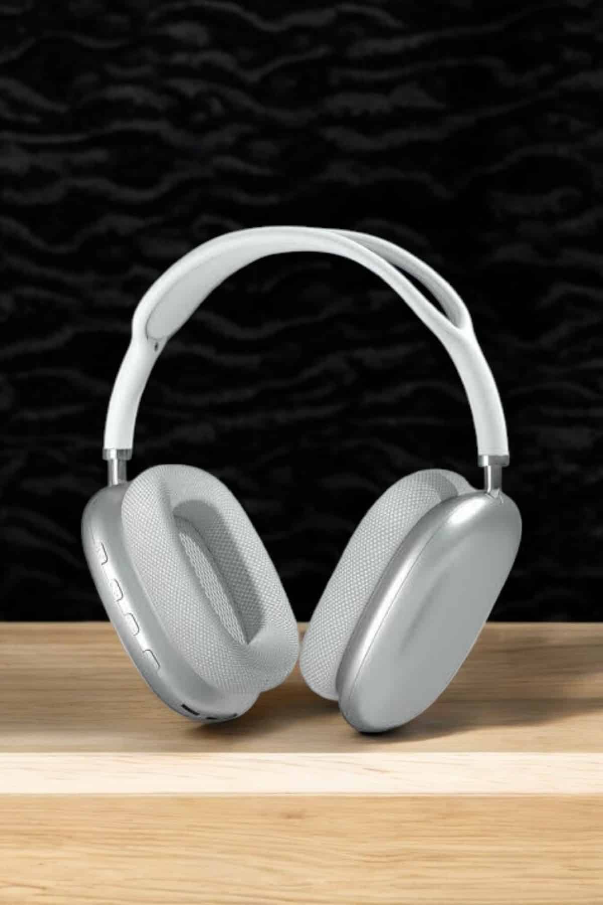 P9 Plus Kablosuz Kulak Üstü Bluetooth Kulaklık Beyaz Mikrofonlu Kulaküstü Kablosuz Kulaklık - Görsel 2