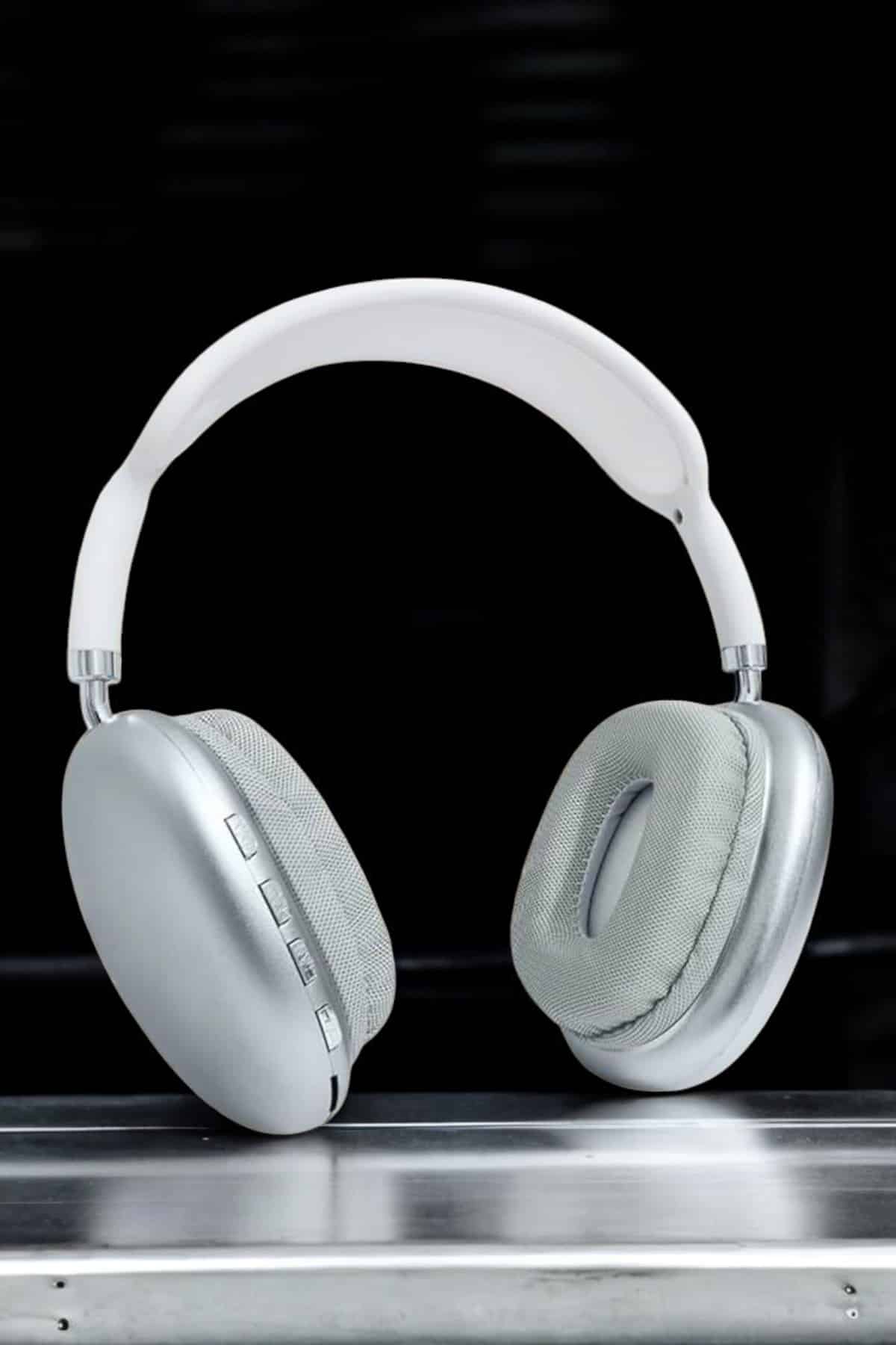 P9 Plus Kablosuz Kulak Üstü Bluetooth Kulaklık Beyaz Mikrofonlu Kulaküstü Kablosuz Kulaklık - Görsel 3