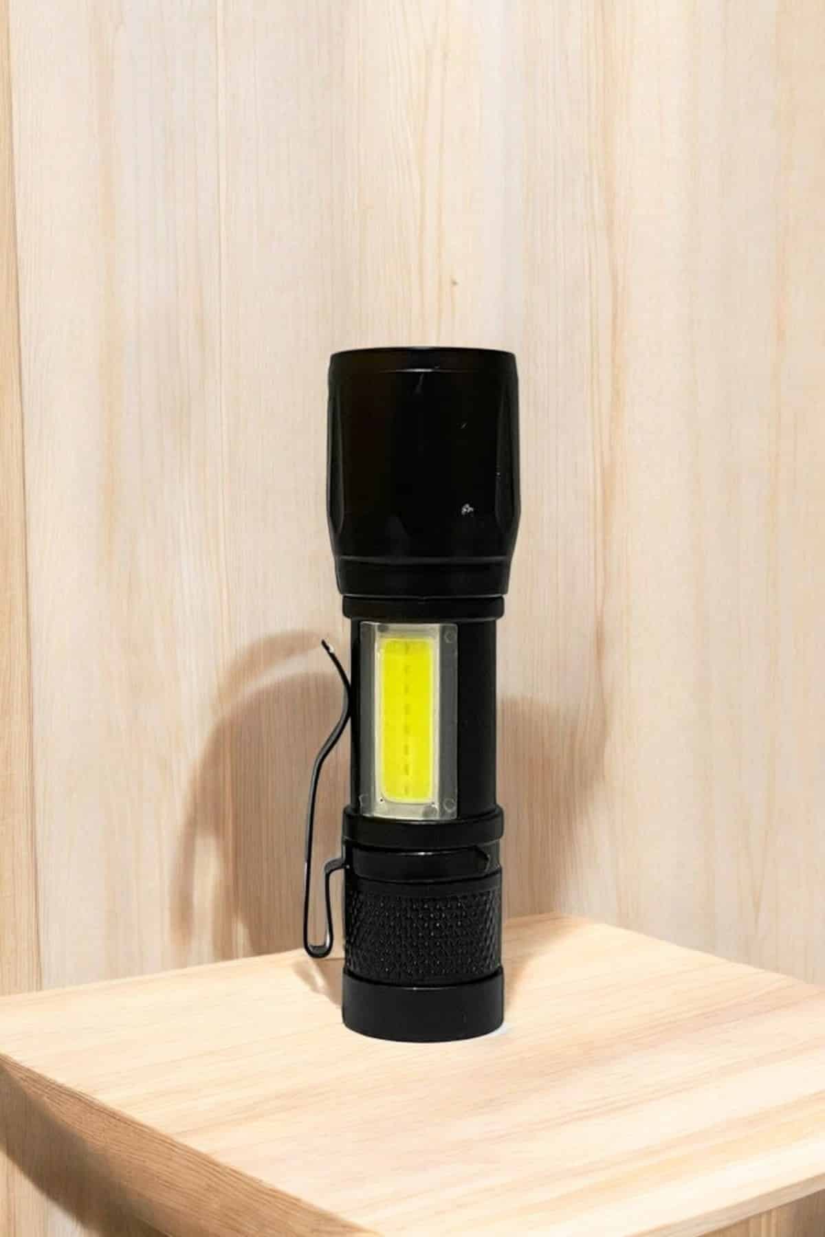 Işıldak El Feneri Kamp Lambası Mini Taşınabilir Acil Durum Lambası Fener Led Işık - Görsel 4