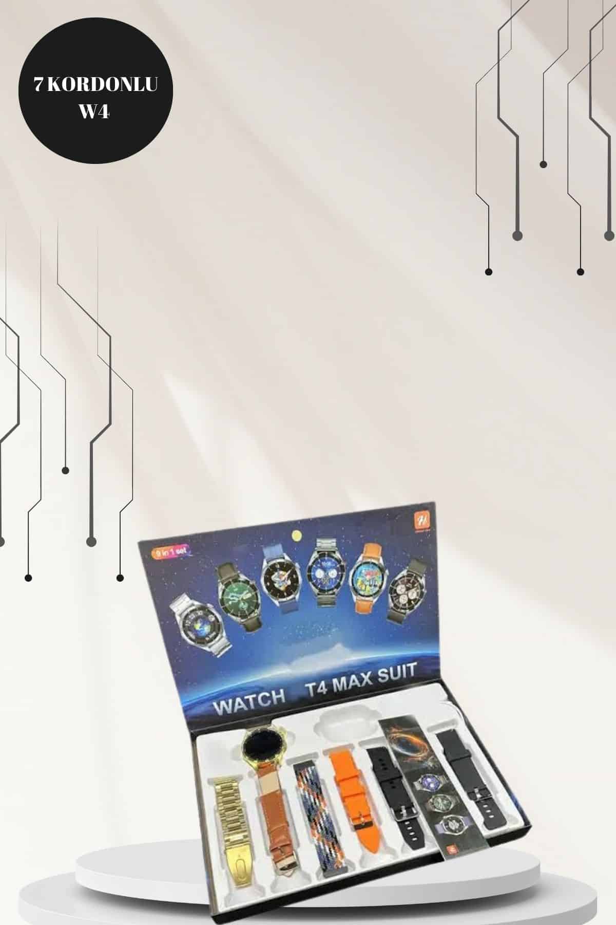 Powerbank Bluetooth Kulaklık Ve Akıllı Saat 7 Kordonlu Metal Kordon Plastik Kordon - Görsel 5