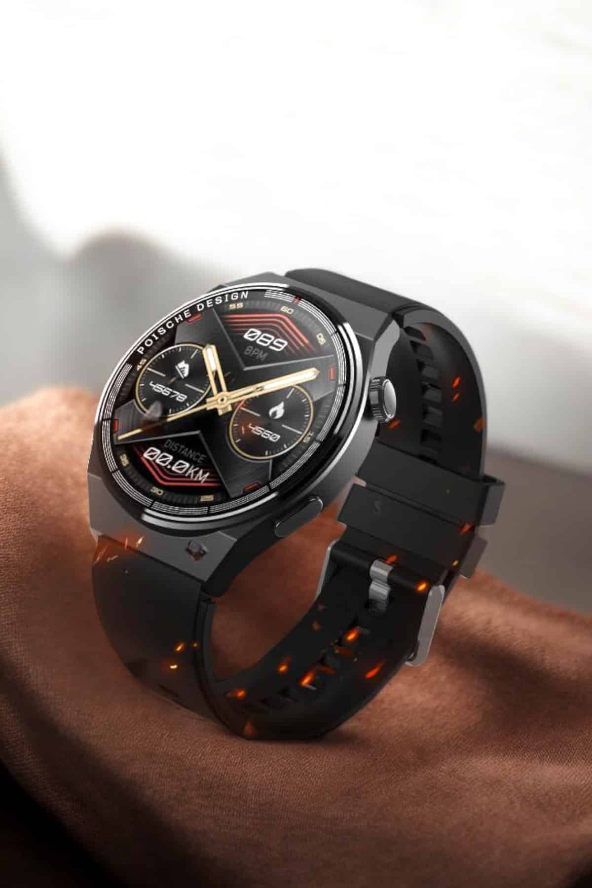 Akıllı Saat Dokunmatik Ekran Sesli Görüşme ve Bildirim Görme Sağlık Takibi - Görsel 4