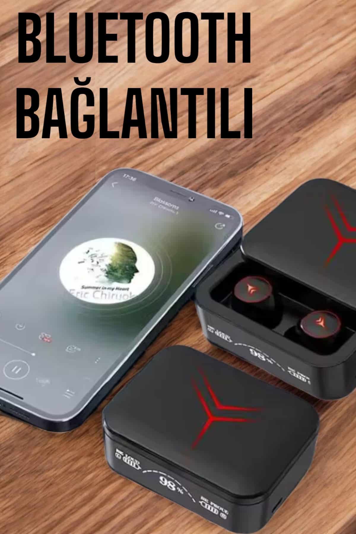 Bluetooth Kulaklık Powerbank Özelliği Yüksek Ses Kaliteli TWS Kulaklık - Görsel 2