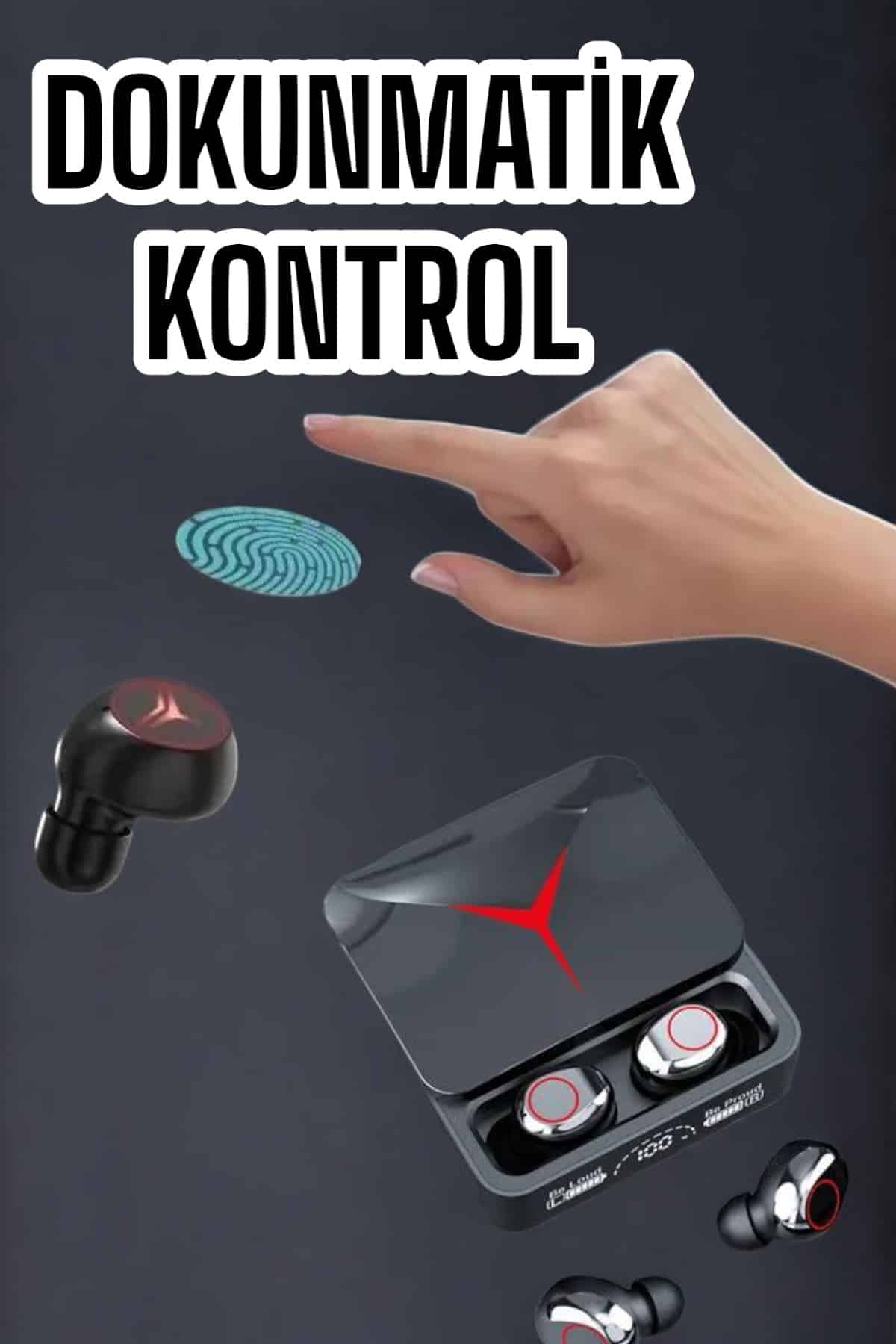 Ucuz ve Kaliteli Bluetooth Kulaklık TWS Çoklu Şarj Girişi Yüksek Ses Kaliteli - Görsel 3