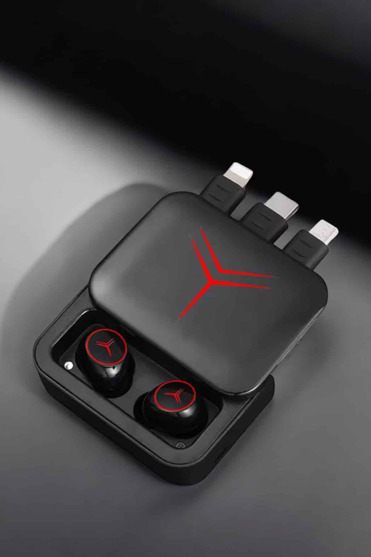 Powerbankli Kulaklık Bluetooth Bağlantılı Çoklu Bağlantı - Görsel 3