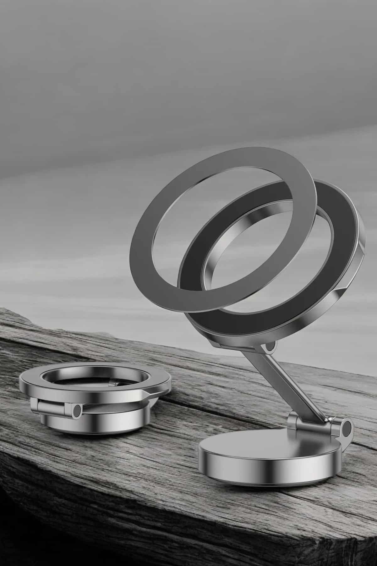 Araç İçi Telefon Tutacağı Manyetik Tasarım Ayarlanabilir - Görsel 5