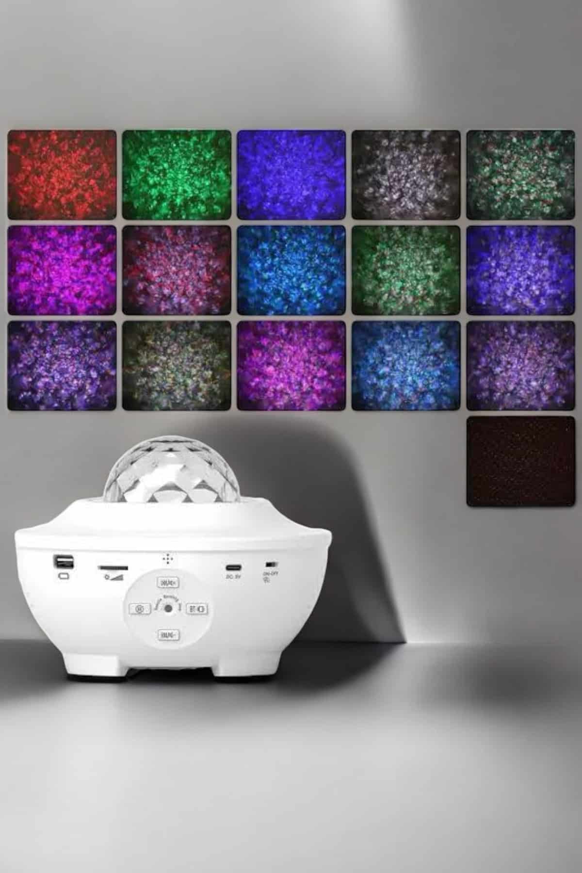 Yıldızlı gökyüzü Projektörü Uzaktan kumandalı Çocuklara Özel Şarjlı - Görsel 5