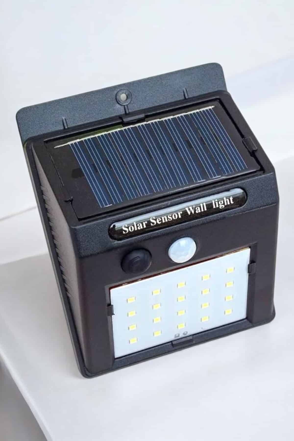 Solar Lamba Giriş Bahçe Yol Avlu Hareket Sensörlü Led Parlak Gece Su Geçirmez - Görsel 5