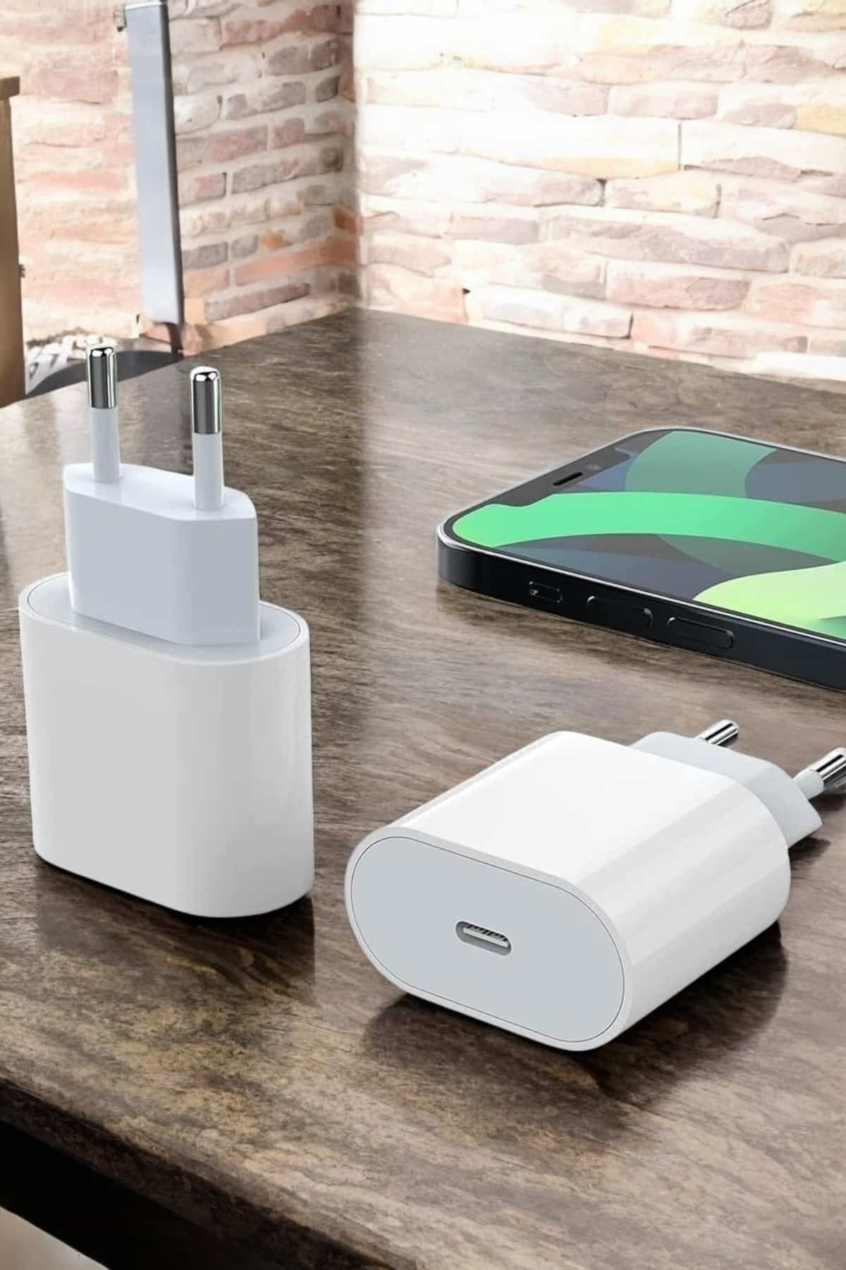 Şarj Aleti İOS 15/15 Pro Max Uyumlu Şarj Adaptörü ve Kablosu - Görsel 2