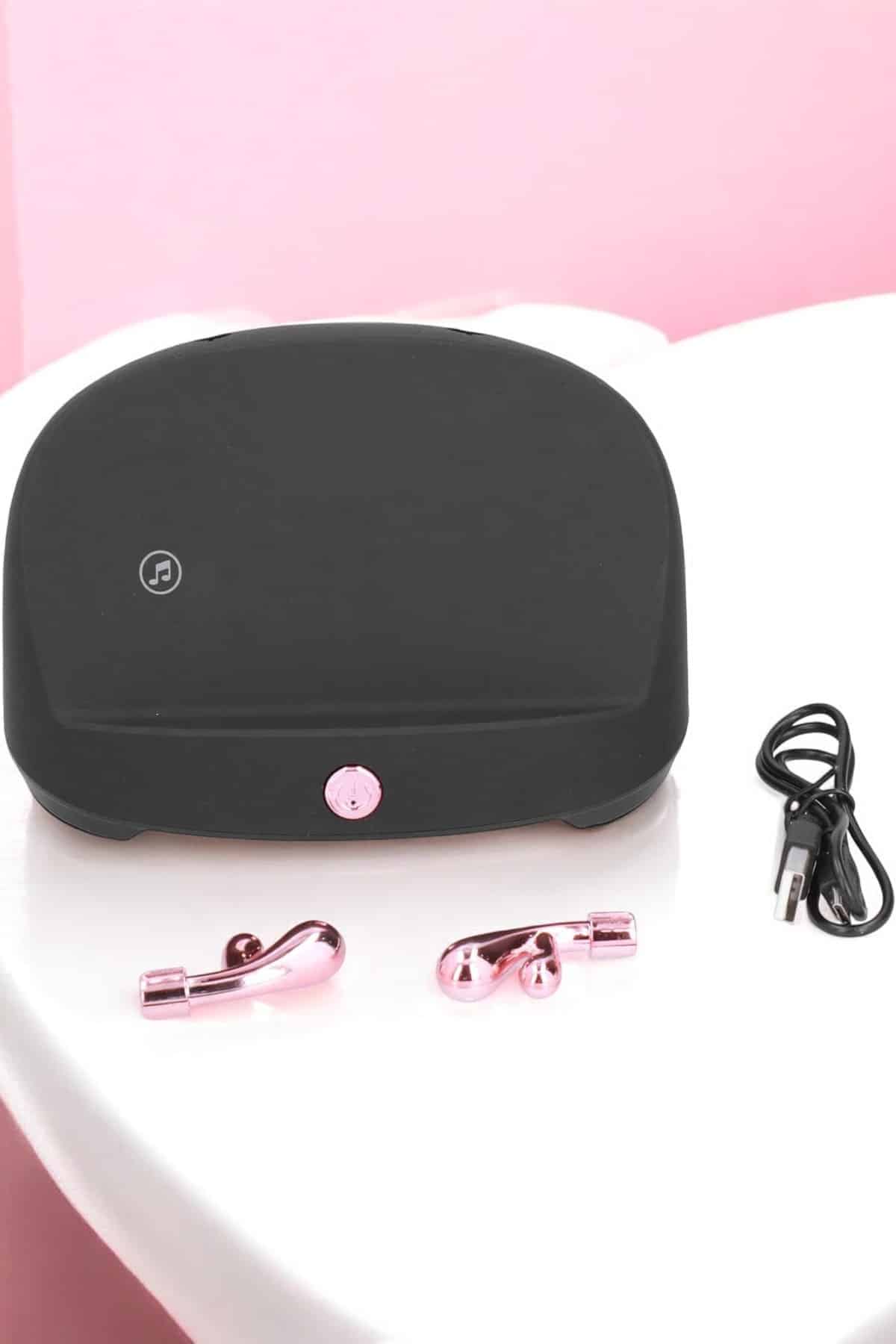 Telefon Tutuculu Akıllı Hoparlör Yüksek Ses Kaliteli Hoparlör - Görsel 2