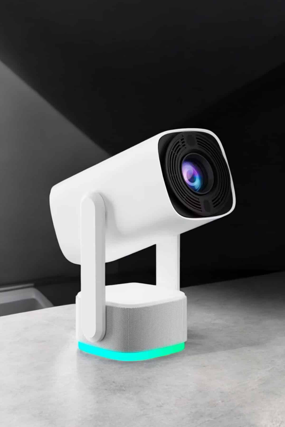 Şarjlı Projeksiyon Oyun Sinema Projektörü 4K HD Görüntü Kaliteli - Görsel 4