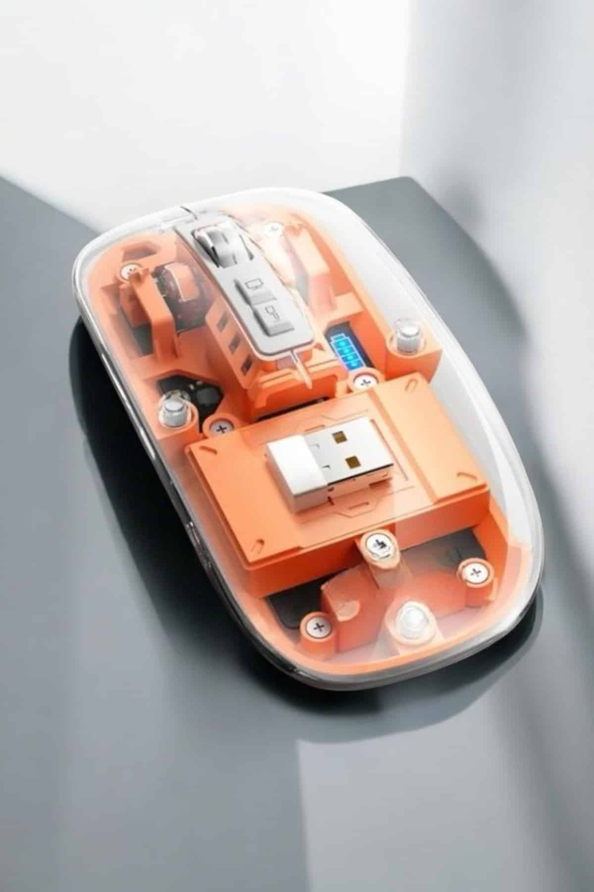 Sessiz Kablosuz USB Girişli Mouse Fare Yüksek Performanslı - Görsel 4