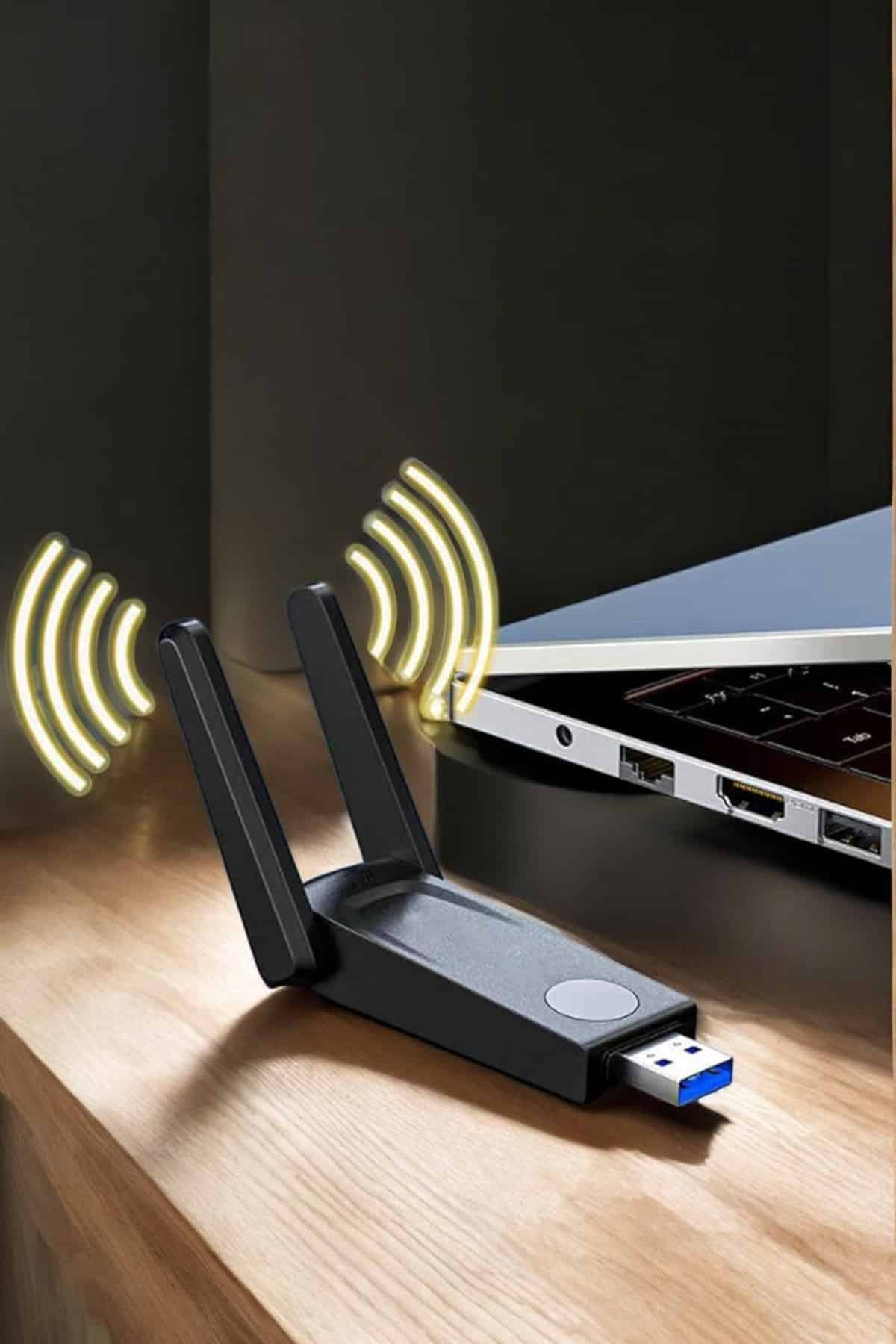 Dual Band Wifi Alıcı Adaptör USB 3.0 Destekli - Görsel 4