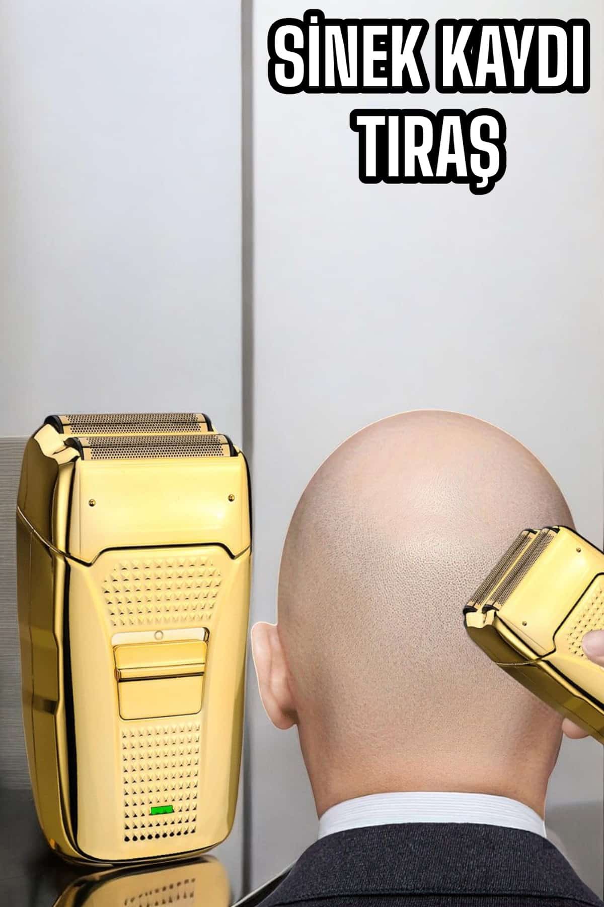 Tıraş Makinesi Paslanmaz Çelik Şarjlı Taşınabilir - Görsel 3