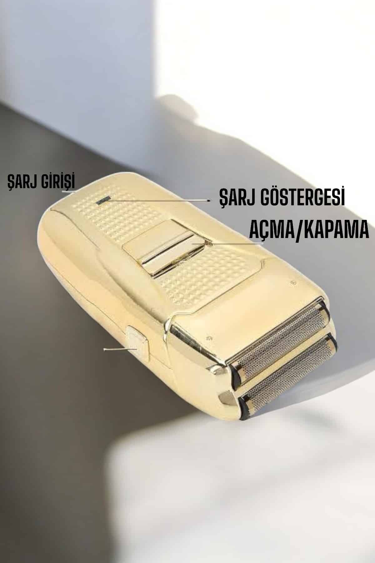 Tıraş Makinesi Saç Sakal ve Vücut Tıraşı Uygun Uzun Ömürlü - Görsel 3