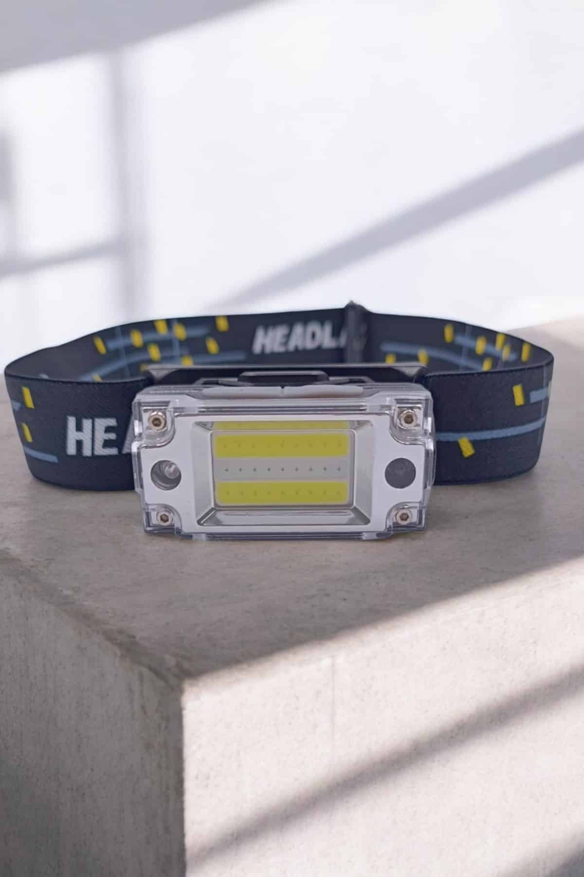 Şarjlı Kafa Feneri Suya Dayanıklı Ayarlanabilir Kamp Feneri - Görsel 3