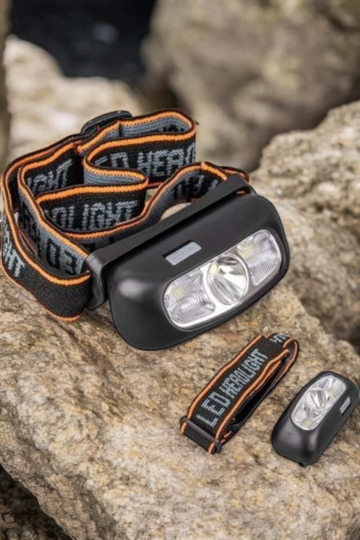 Kamp Lambası Led Işık Kafa Lambası Balıkçı Lambası Ayarlanabilir - Görsel 4