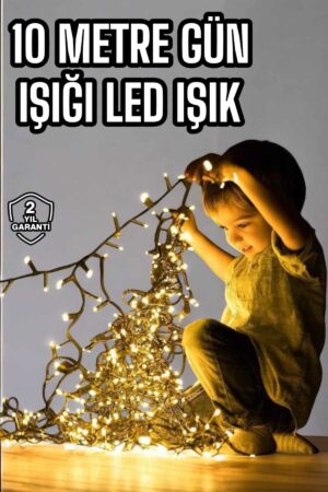10 Metre Led Işık Saçaklı Dekoratif Şerit Led