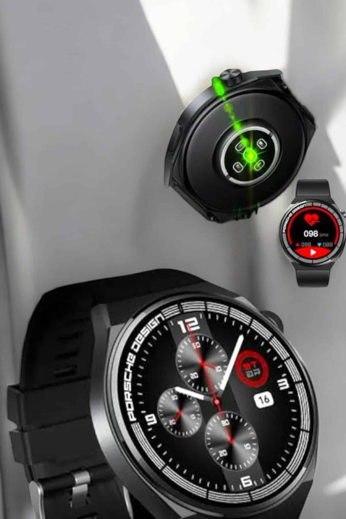 Akıllı Saat Bluetooth Bağlantılı Amoled Ekran Uyku ve Sağlık Takibi - Görsel 4