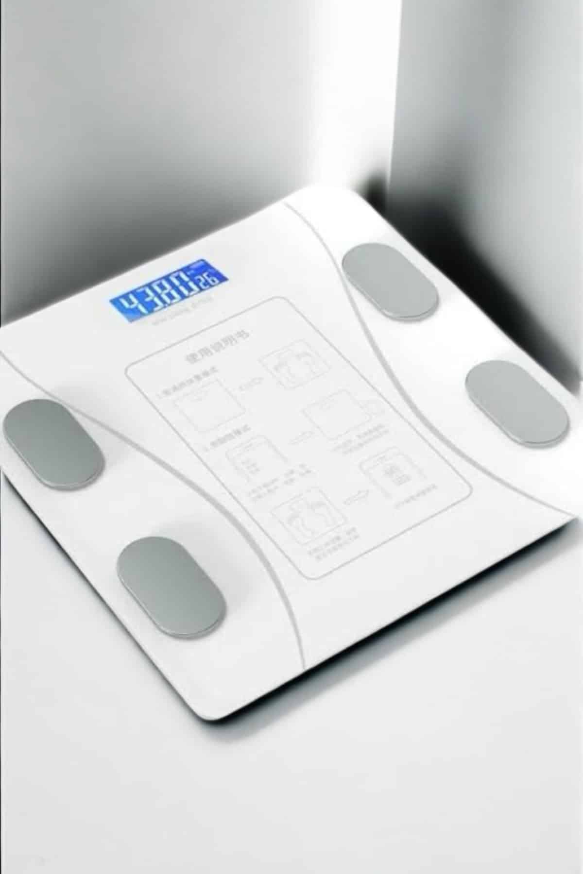 Tartı Baskül Dijital Elektronik Tartı Vücut Analiz Wifi Akıllı Yağ Ölçer - Görsel 2