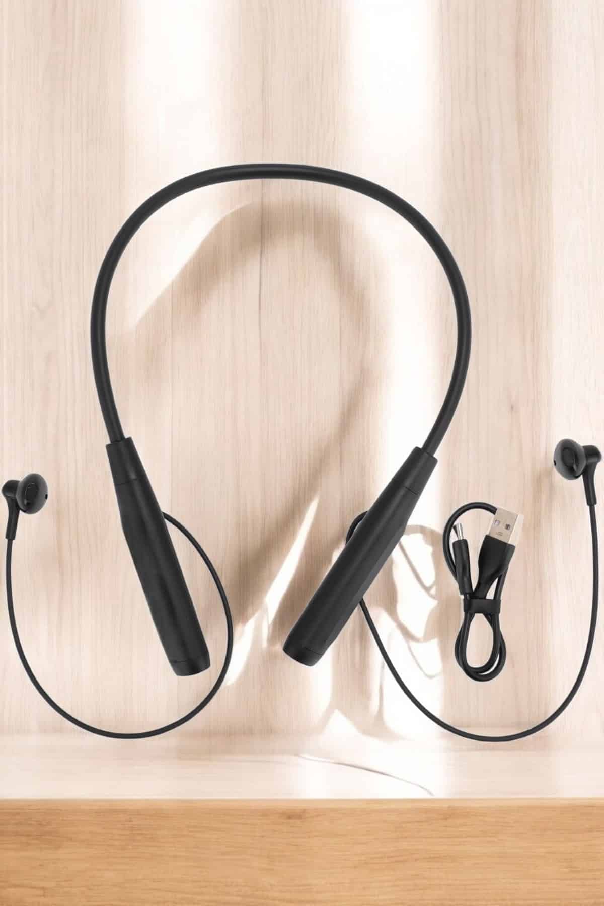 Yeni Nesil Bluetooth Kulaklık Kablolu Kulak İçi Dijital Göstergeli - Görsel 2