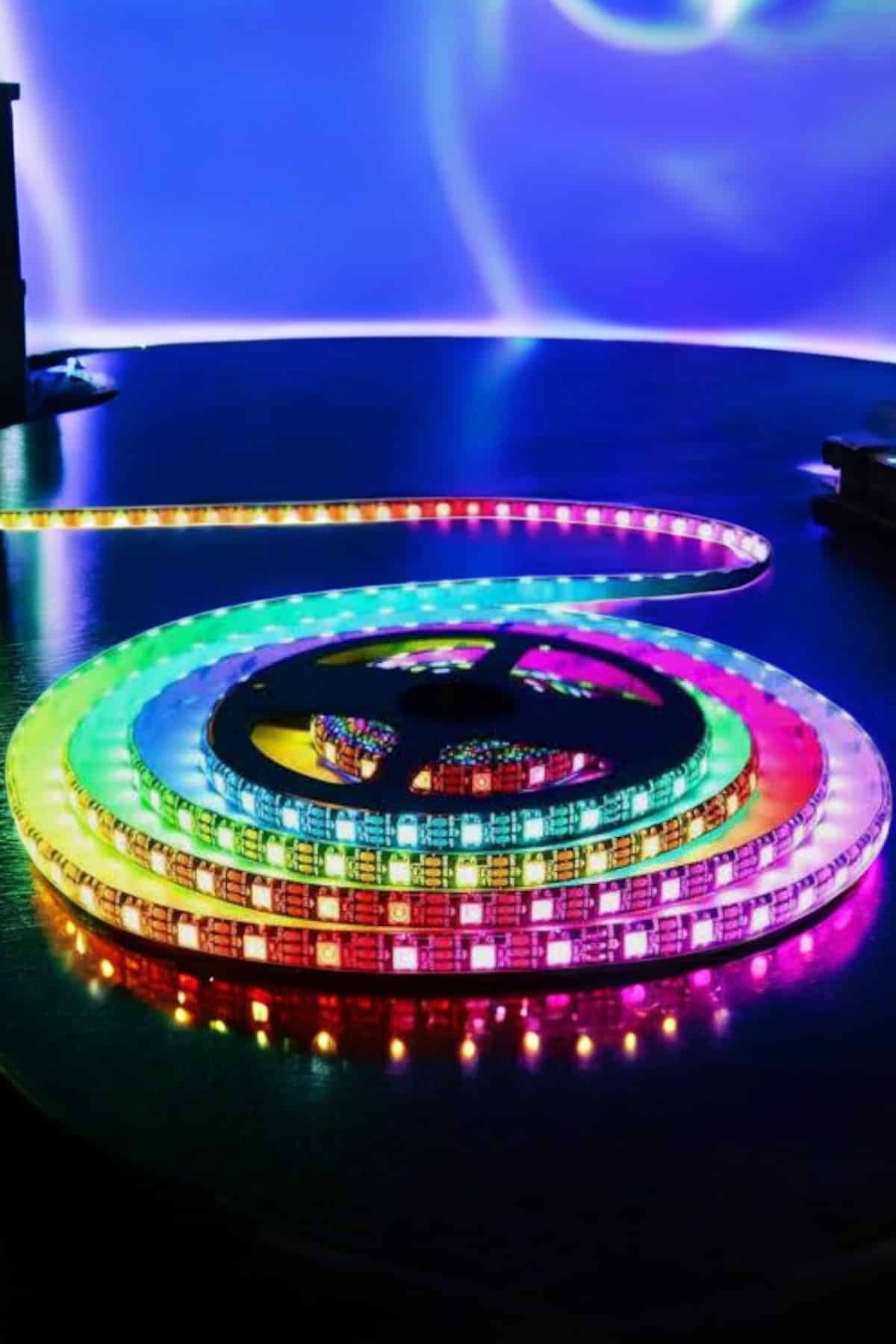 Smart Şerit Led TV Arkası Renkli Kumandalı 10 Metre - Görsel 4