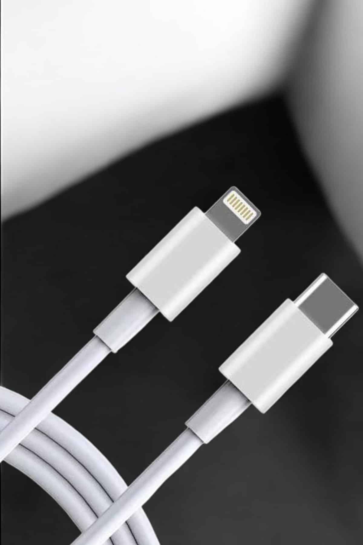 Iphone İOS Uyumlu Hızlı Şarj Kablosu Type C To Lightning 12 13 14 15 Pro Max - Görsel 2