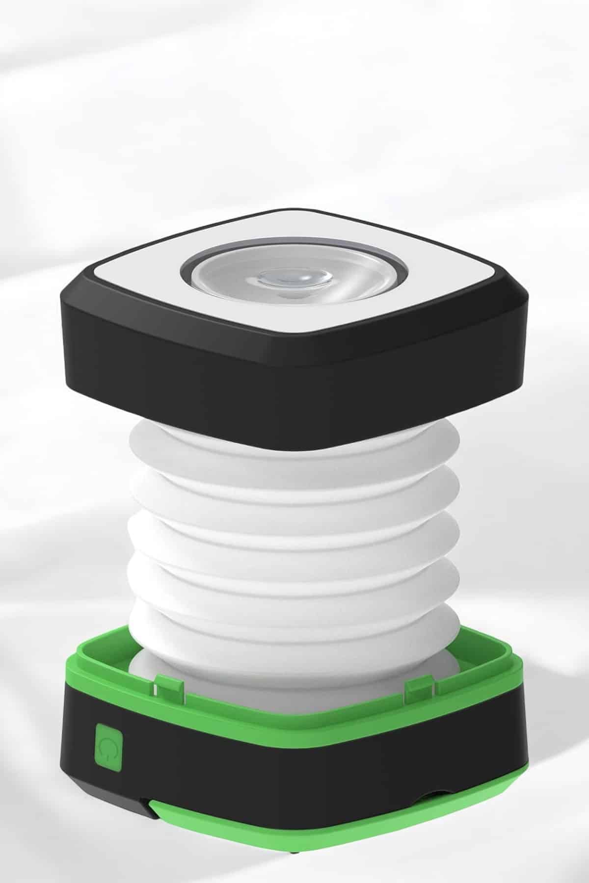 Katlanabilir Kamp Lambası Solar Fener Görünümlü 3 Kademeli Şarjlı - Görsel 4