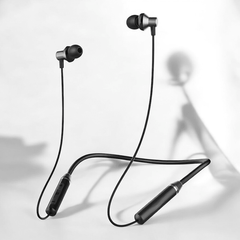 Boyun Bantlı Kablolu Kulaklık ANC Özelliği Uzun Şarj Süreli Sporcu Kulaklığı 100 saat - Görsel 3