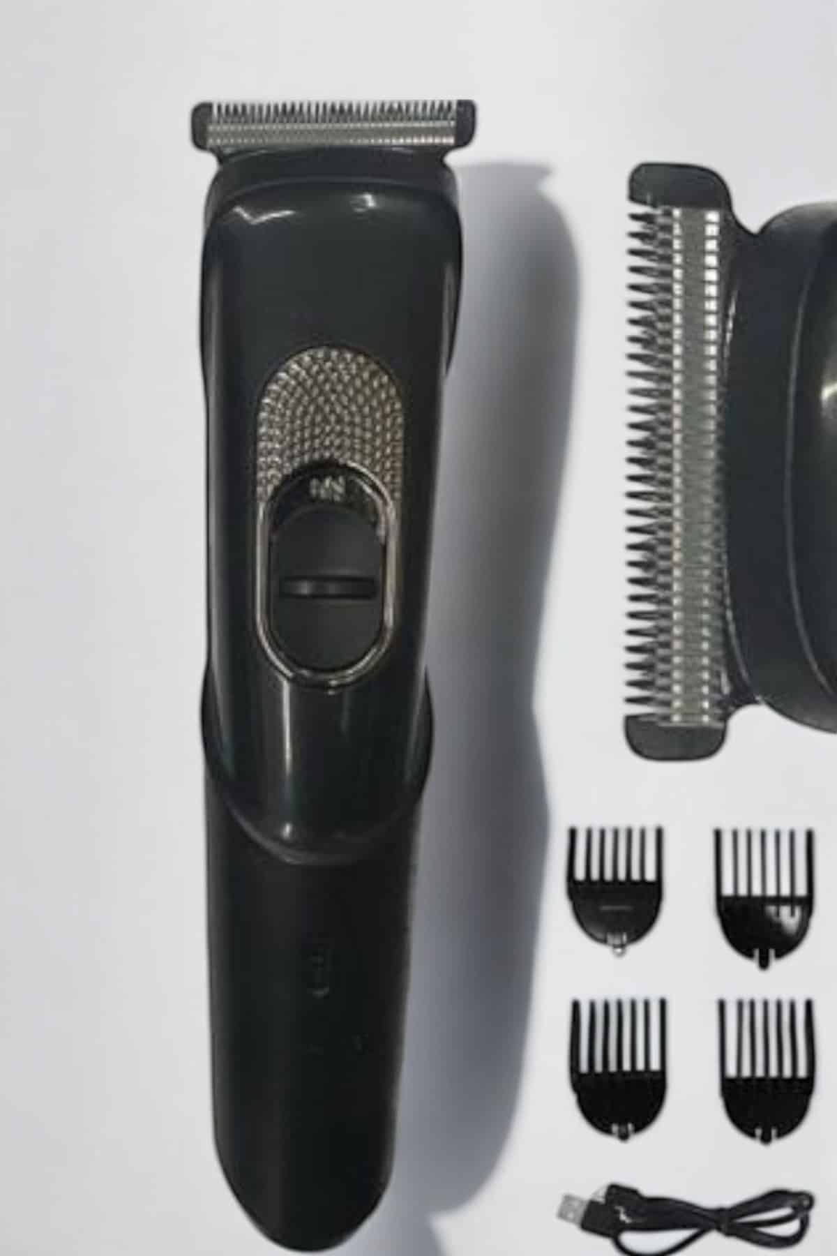 Saç Sakal Lazer Epilasyon Öncesi Tüy Kısaltma Makinesi Unısex 4 Taraklı - Görsel 4