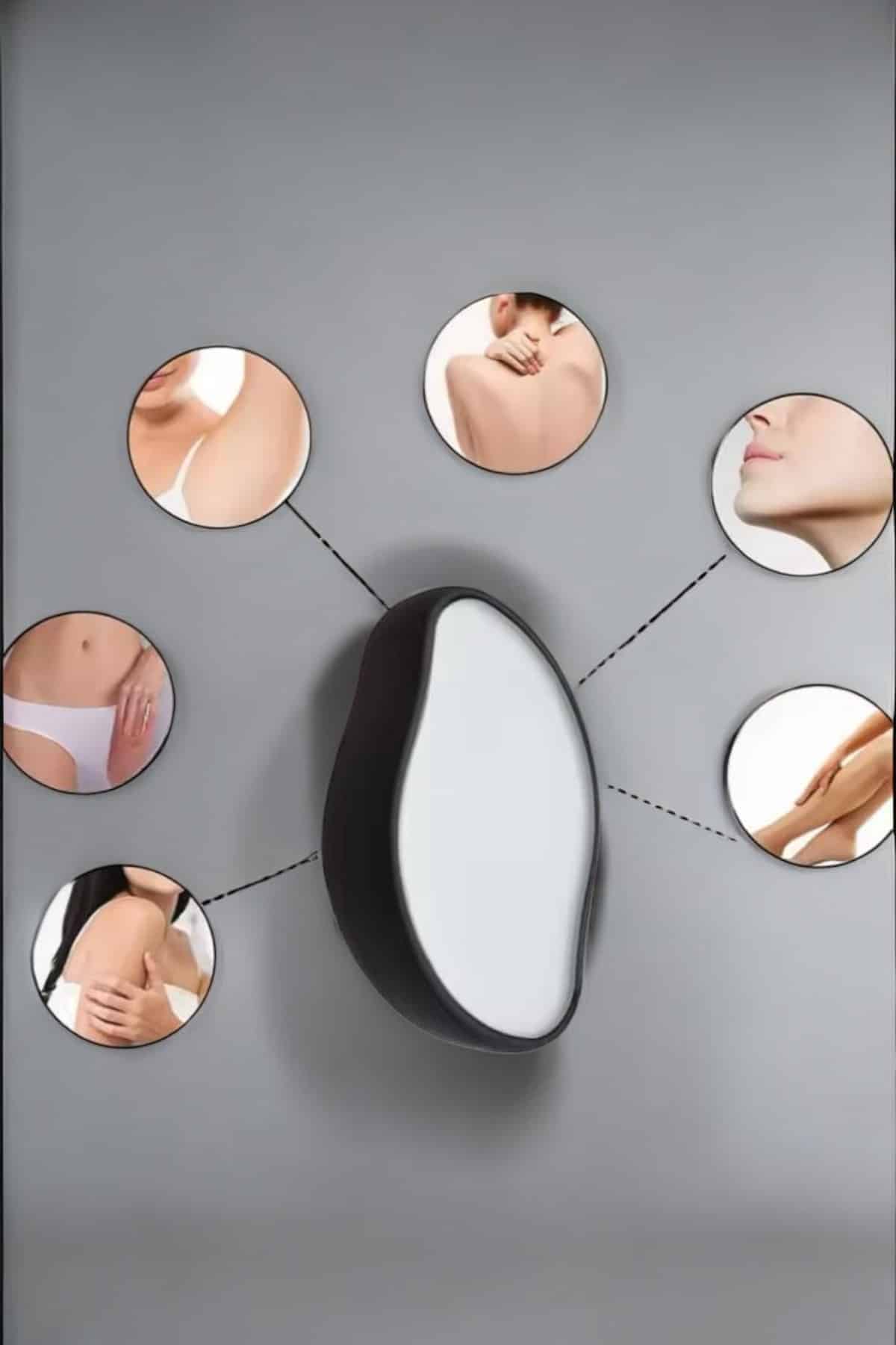 Crystal Eraser Epilasyon Aleti Tüy Silgisi Tüy Alıcı Kristal Epilatör Ağda - Görsel 2